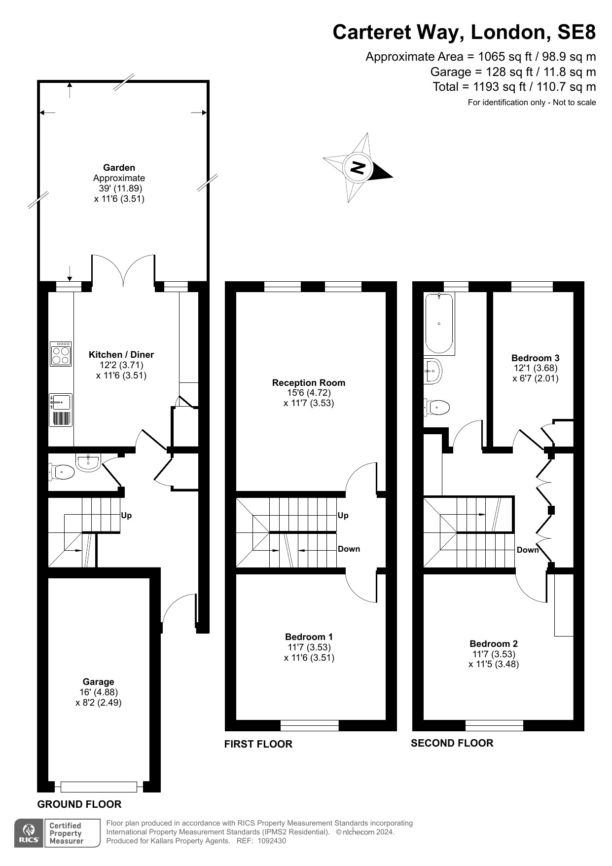 Carteret Way, London,  SE8 floorplan