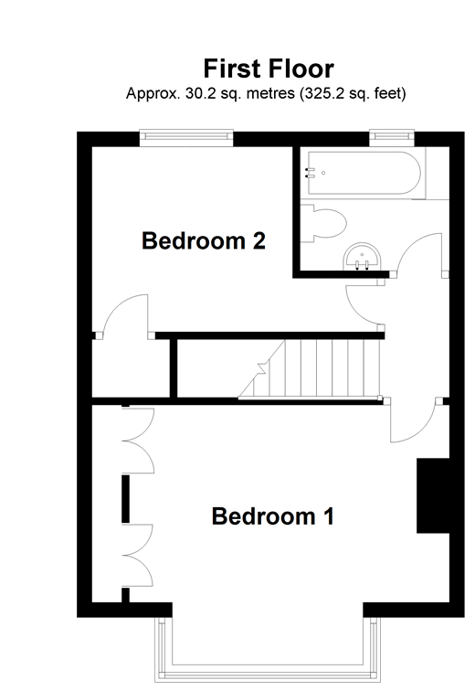 Haig Avenue, Rochester, Kent ME1, 2 bedroom semidetached house for