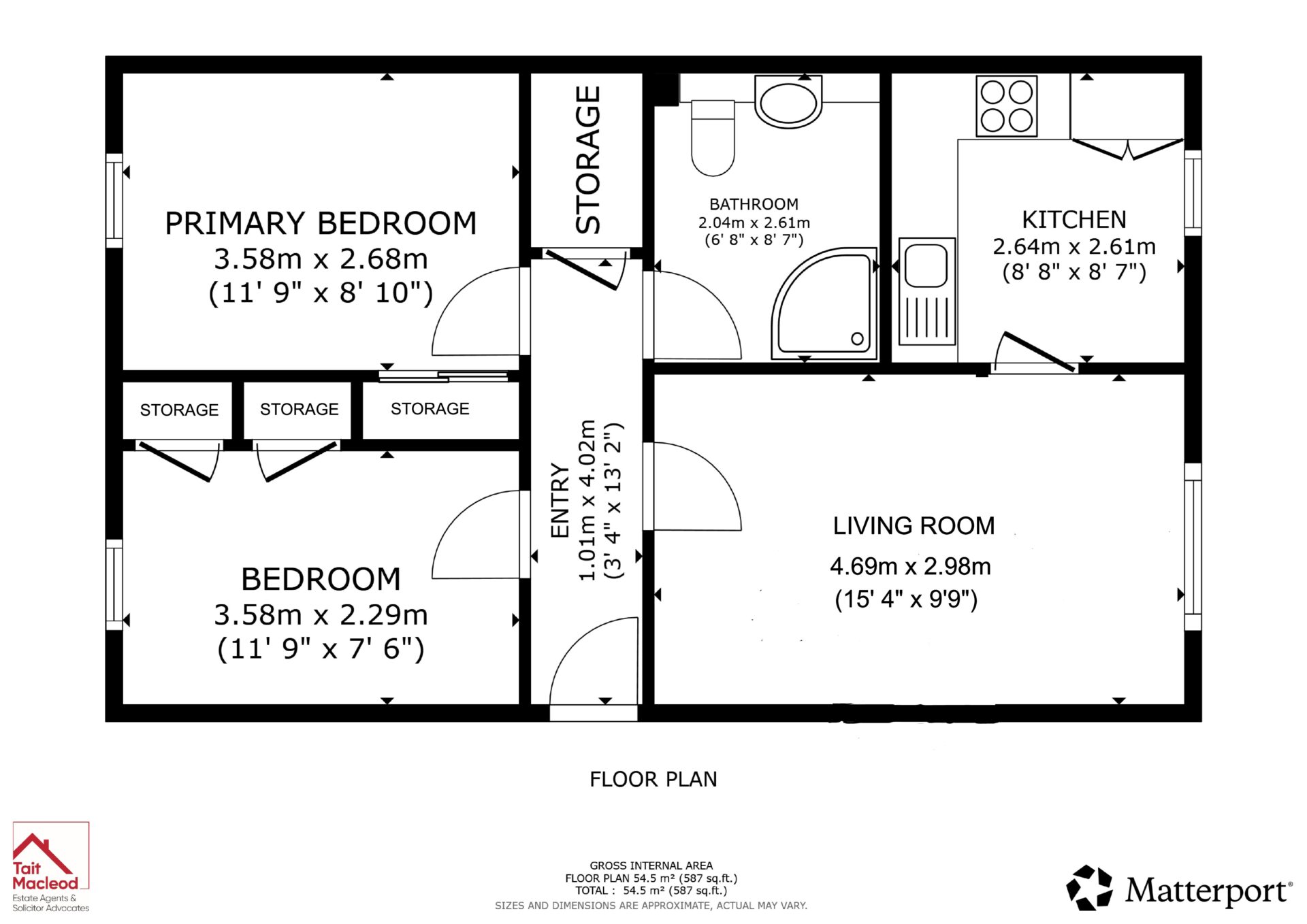 Flat 5, Brightons floorplan
