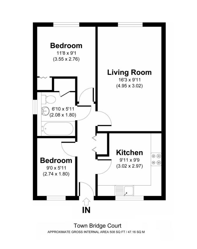 Town Bridge Court, Chesham floorplan