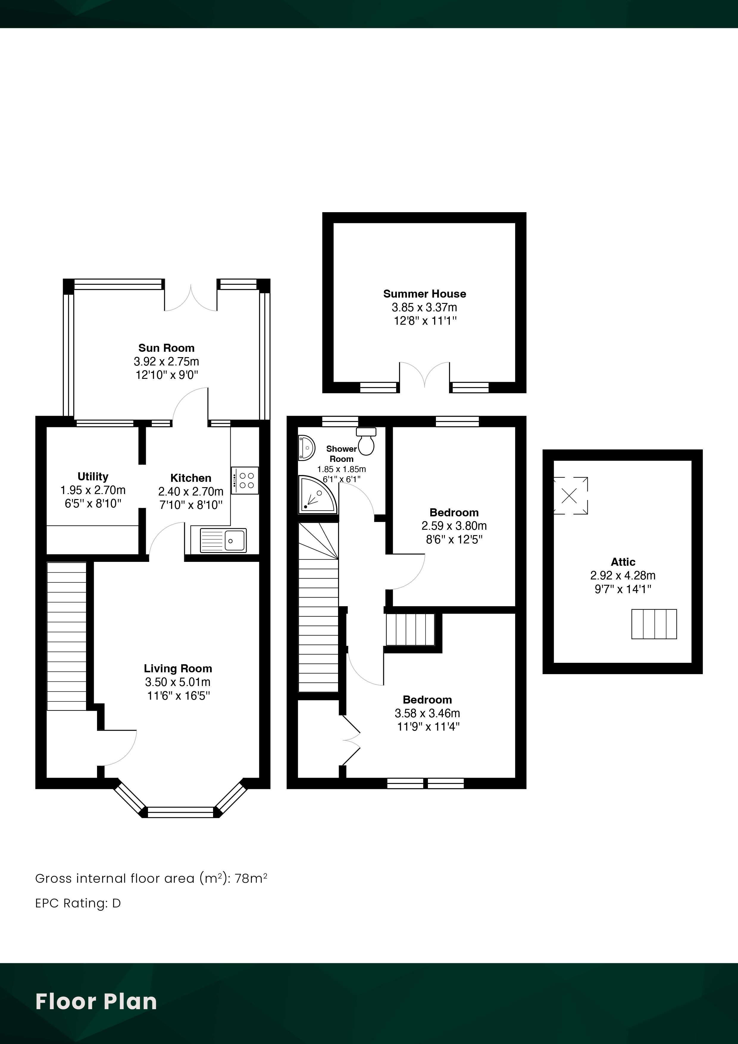 Bellevue Gardens, Edinburgh floorplan