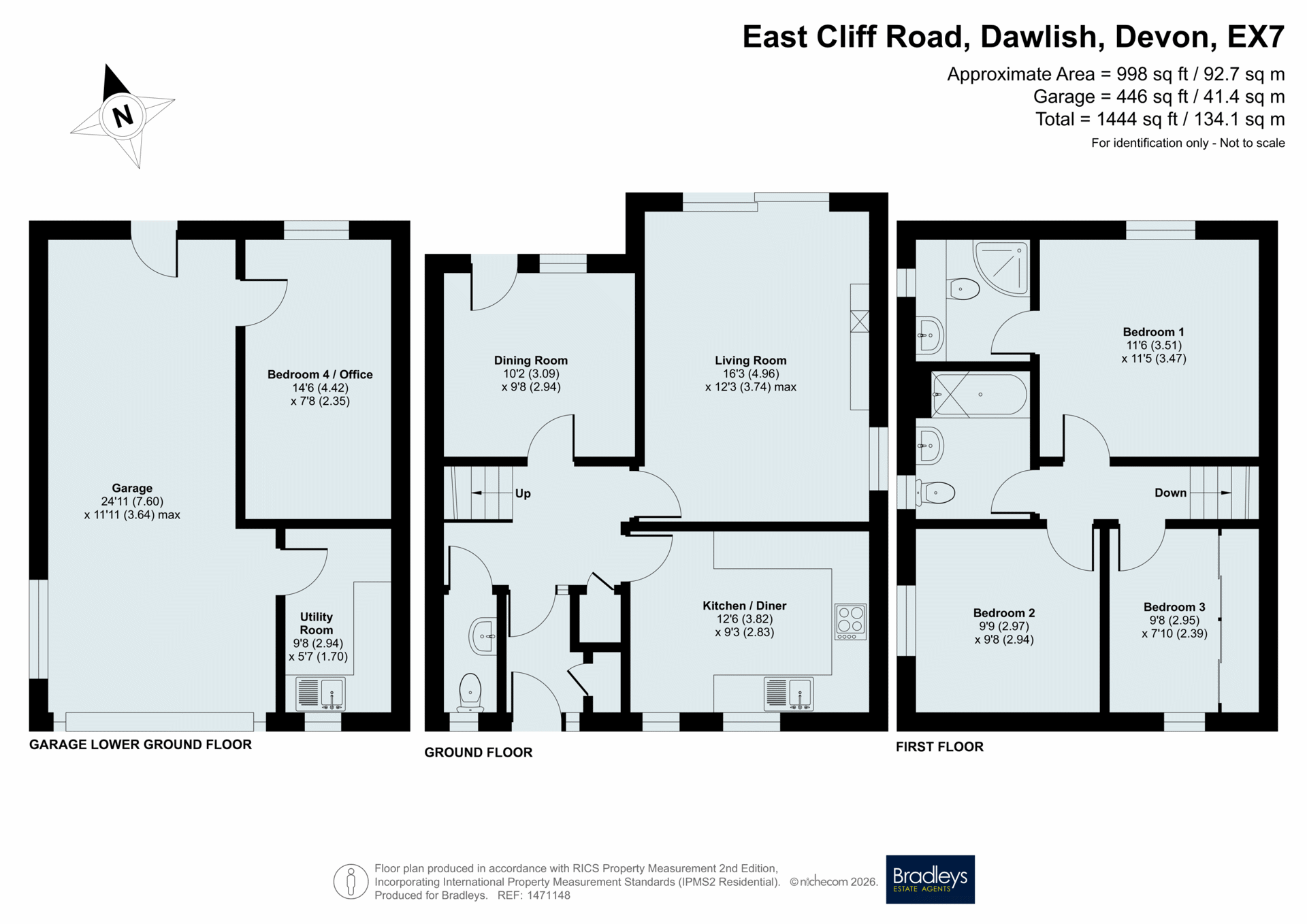 21, East Cliff Road, Devon floorplan