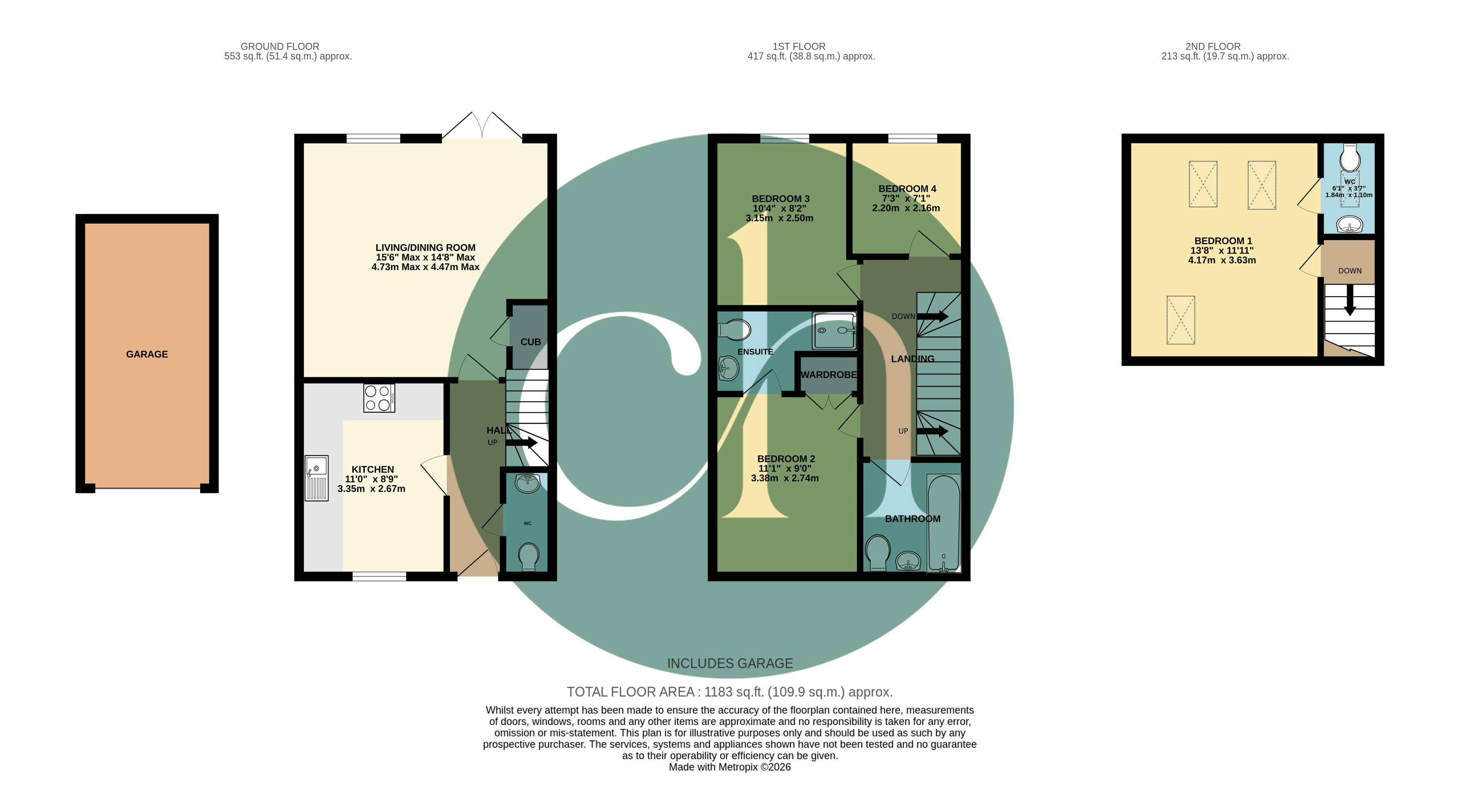 18, Charmind Walk, Swindon floorplan