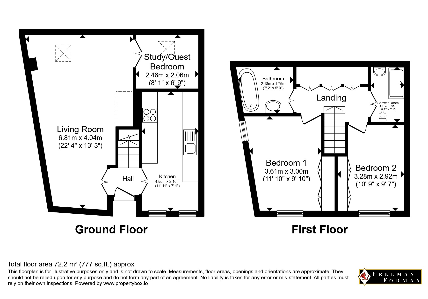 1, Grove Hill Mews, Tunbridge Wells floorplan