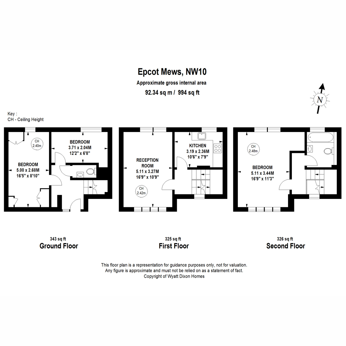1, Epcot Mews, Pember Road, London floorplan