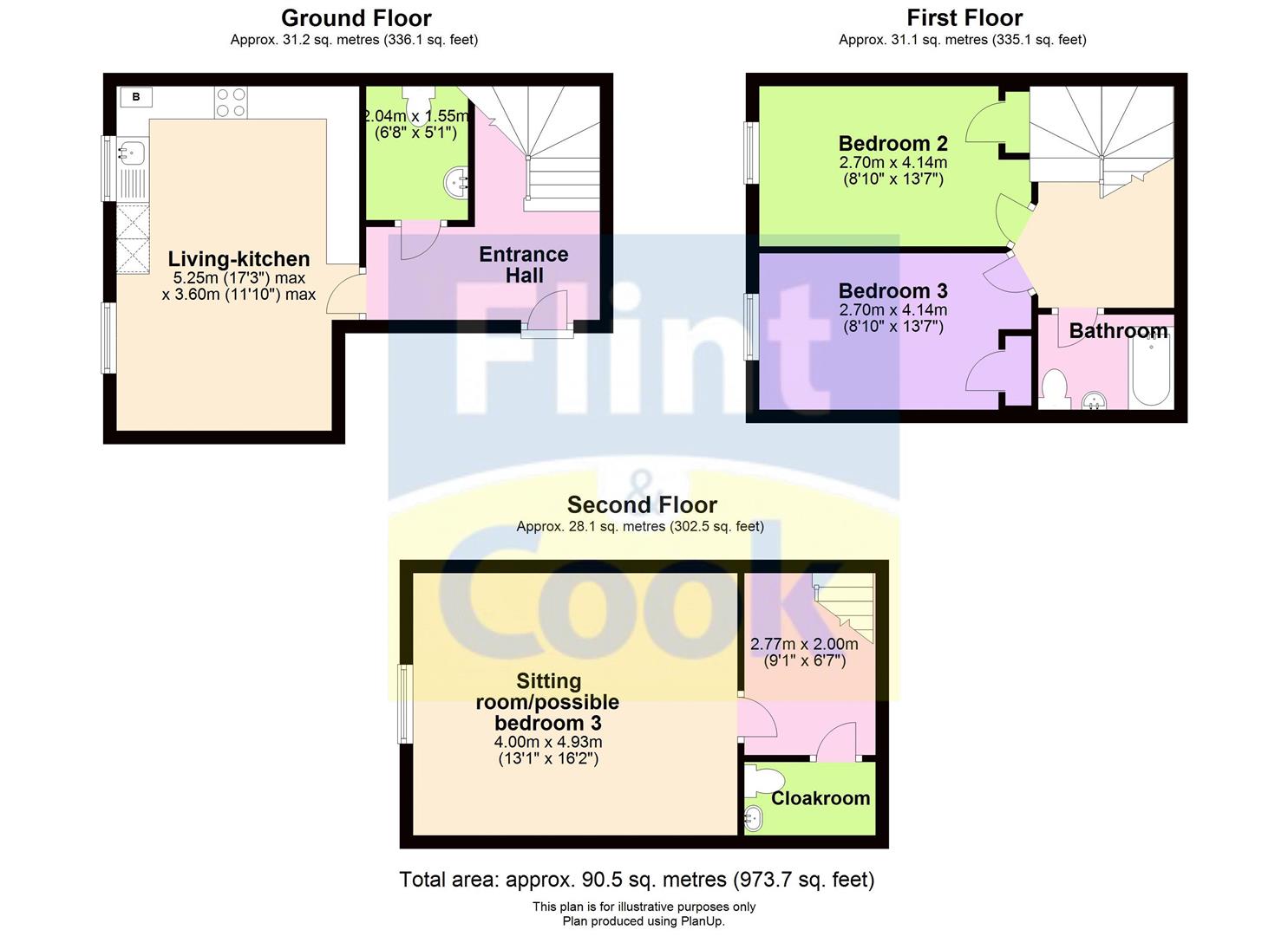 Apartment 4, Rosedale Court, 26 Sherford Street, Bromyard floorplan