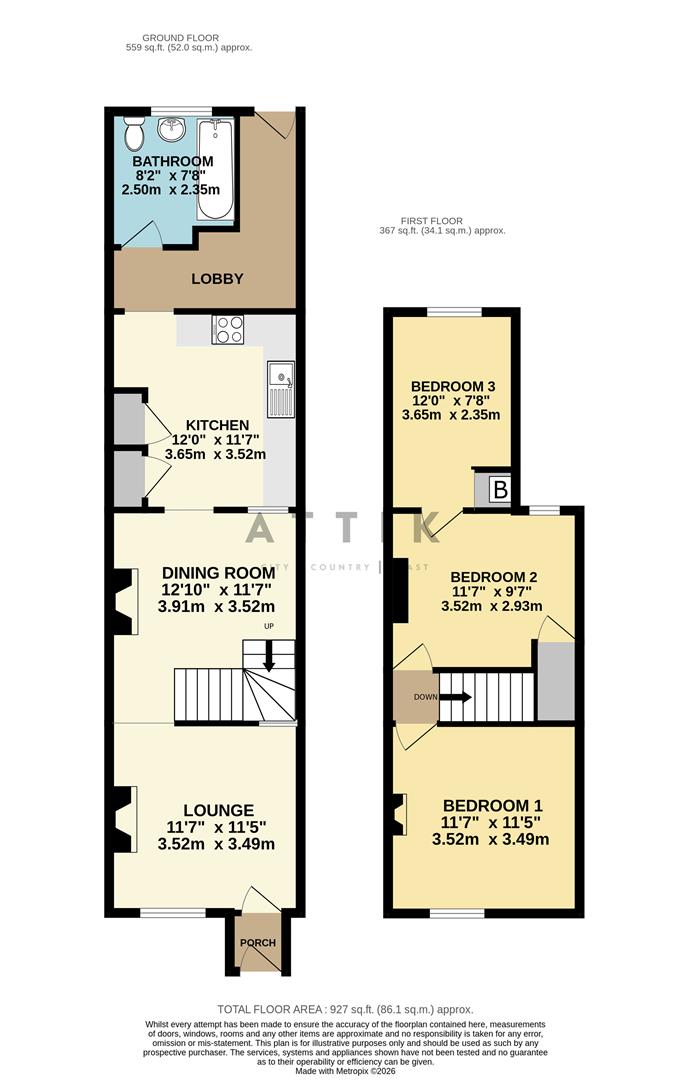 154, Middletons Lane, Norwich floorplan