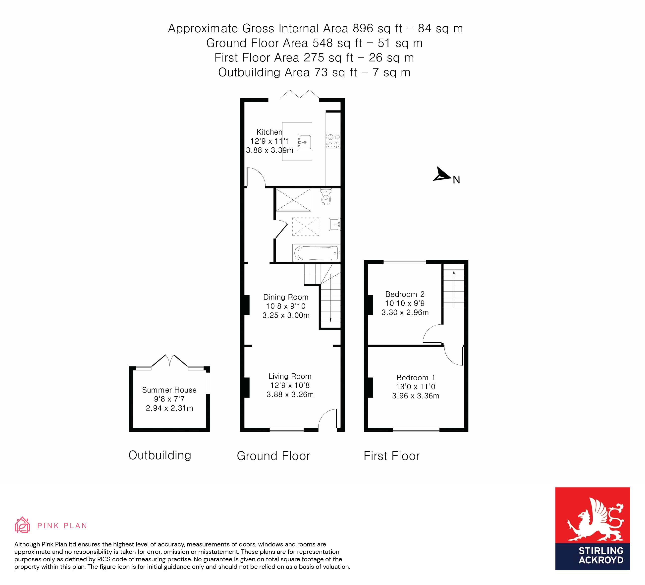 French Street, SunburyOnThames, Surrey TW16, 2 bedroom terraced house