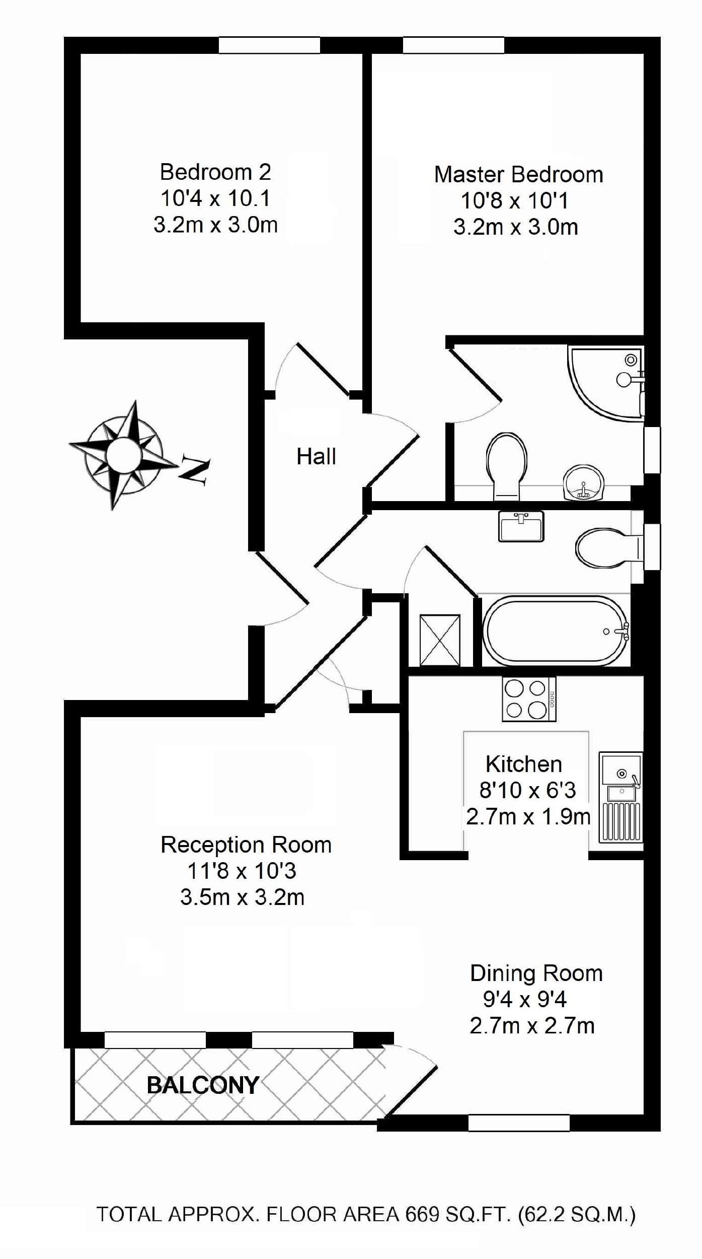 2 Bedrooms Flat for sale in Magdalene Gardens, Whetstone, London N20