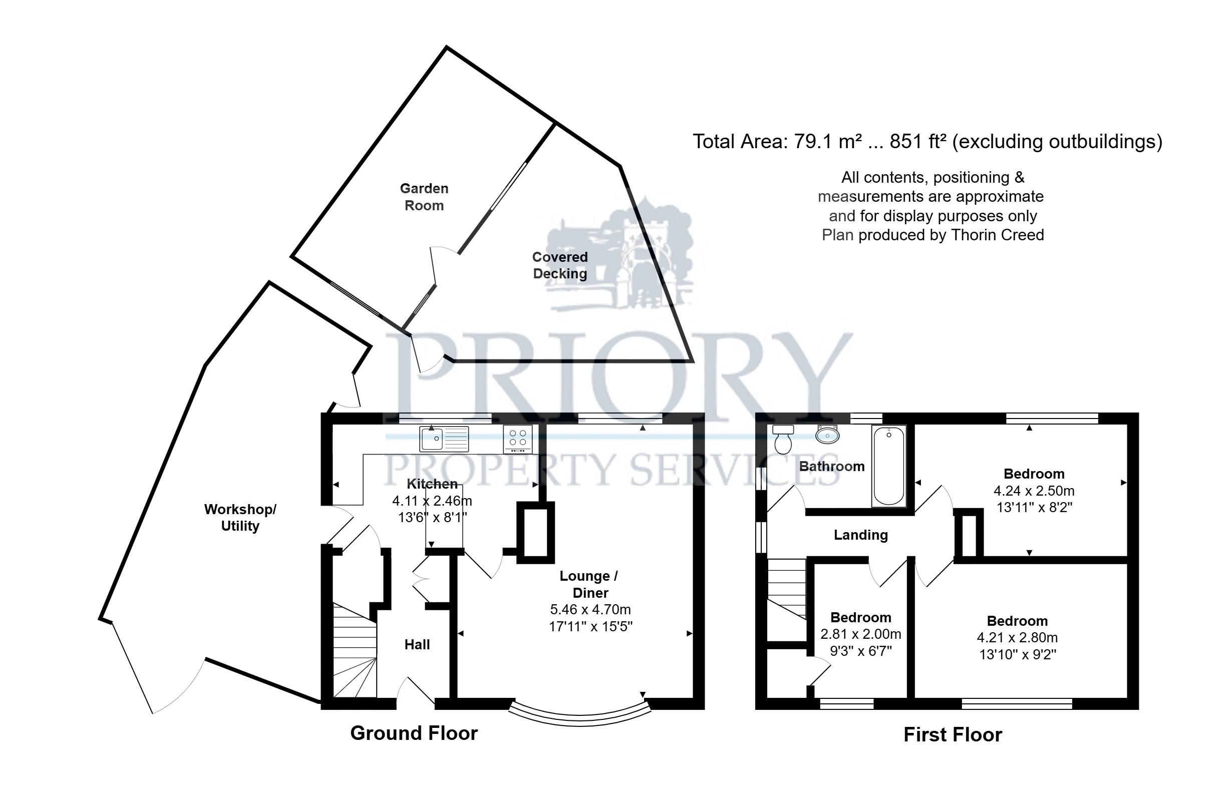 23, Church Close, Biddulph floorplan