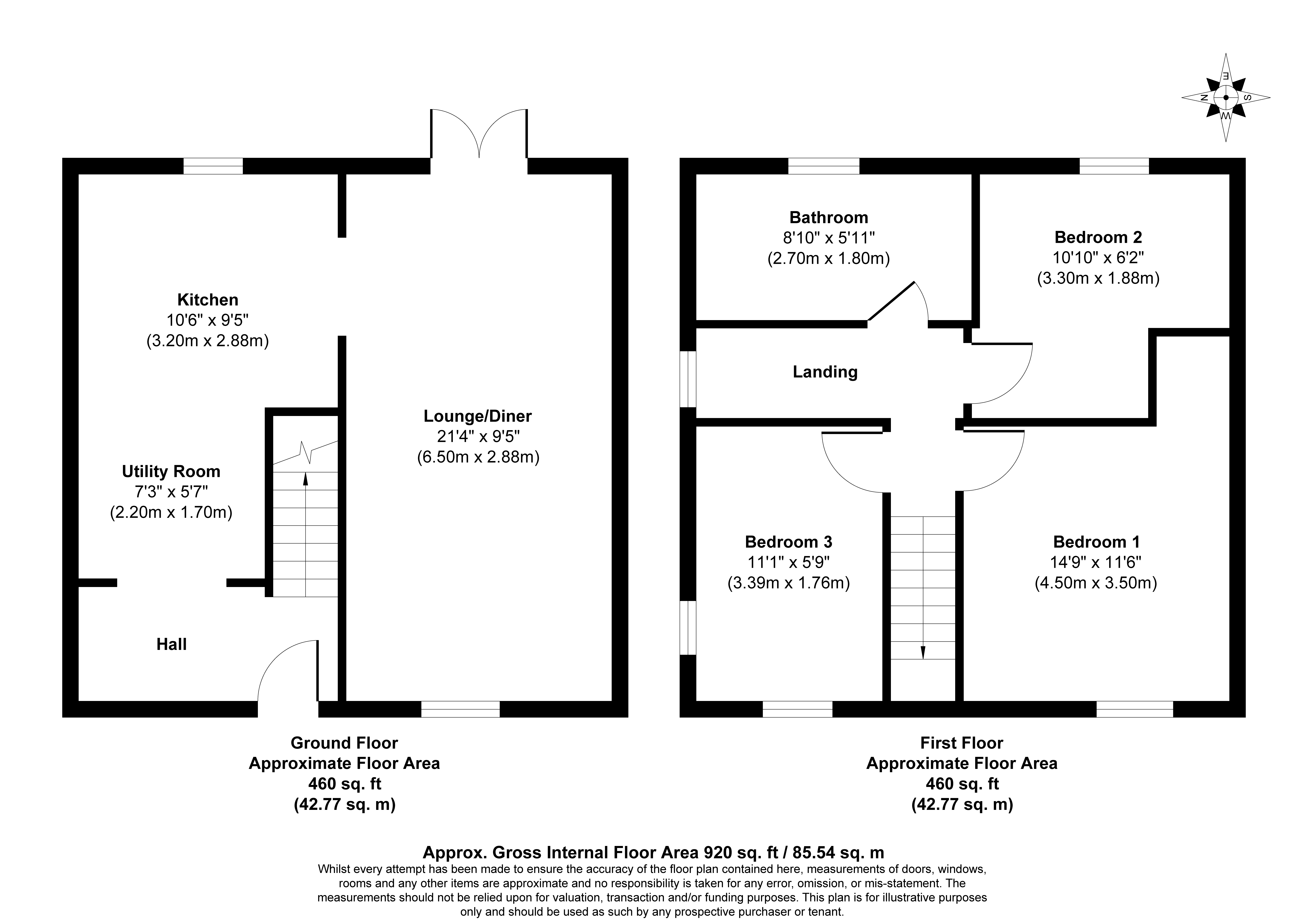 46, Bayard Road, Weymouth floorplan