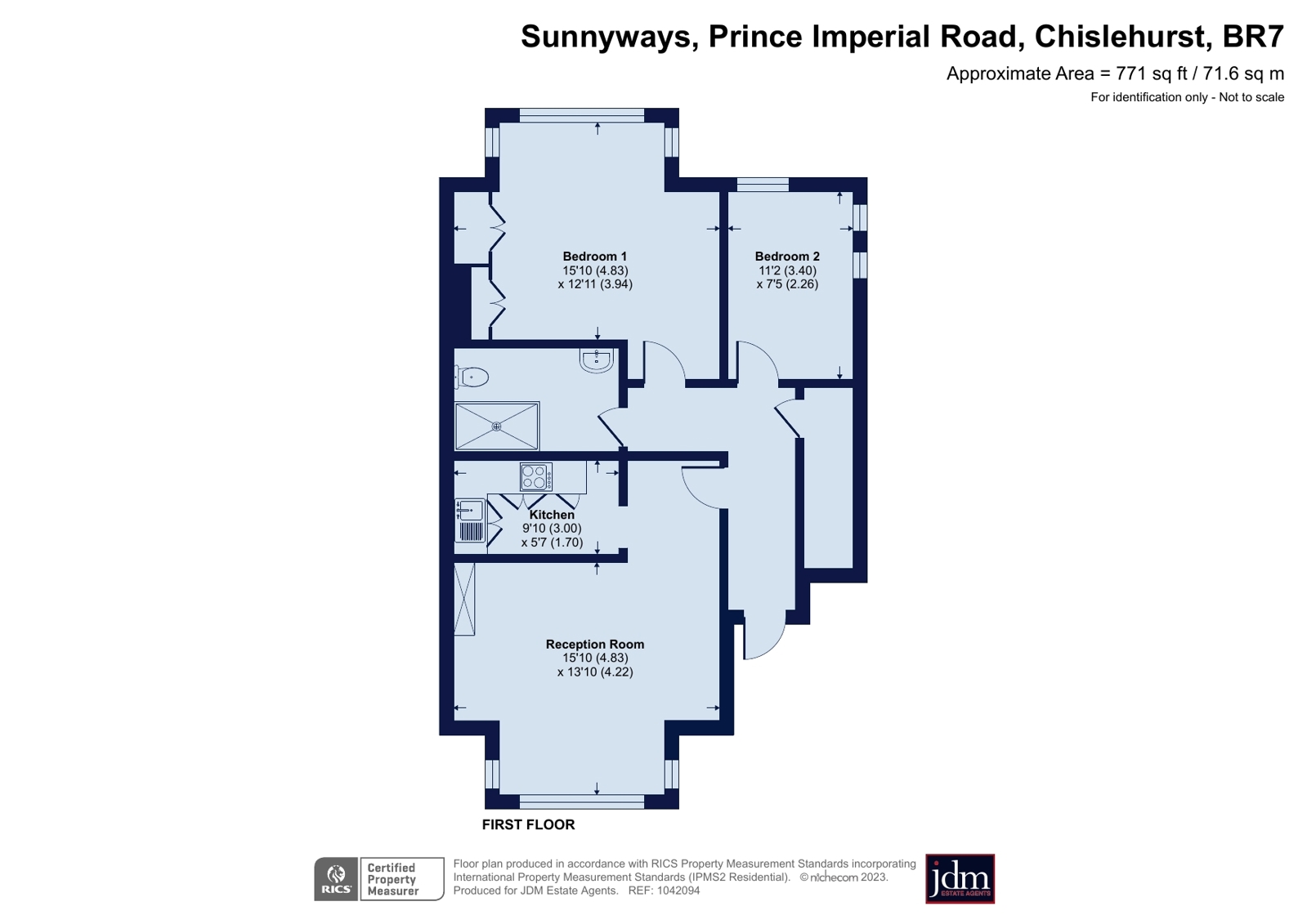 Flat 1,, Sunnyways, Chislehurst floorplan
