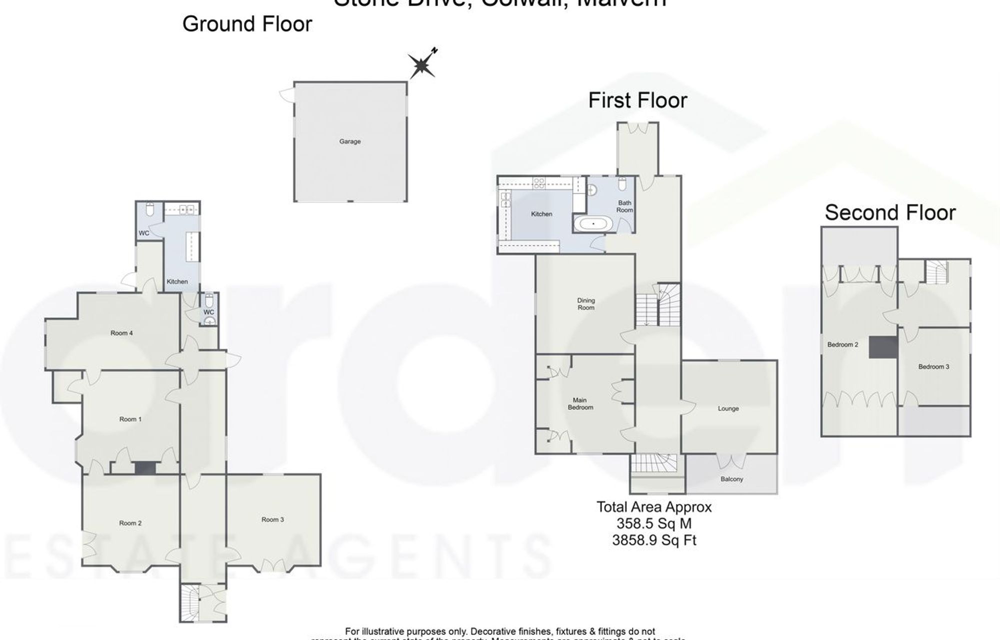 Stone Hall, Stone Drive, Malvern floorplan