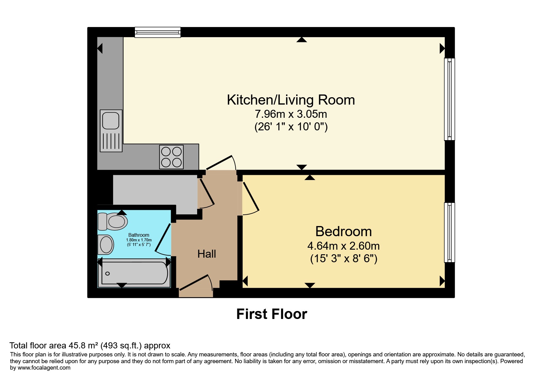 23, Abbotsbury Court, Horsham floorplan