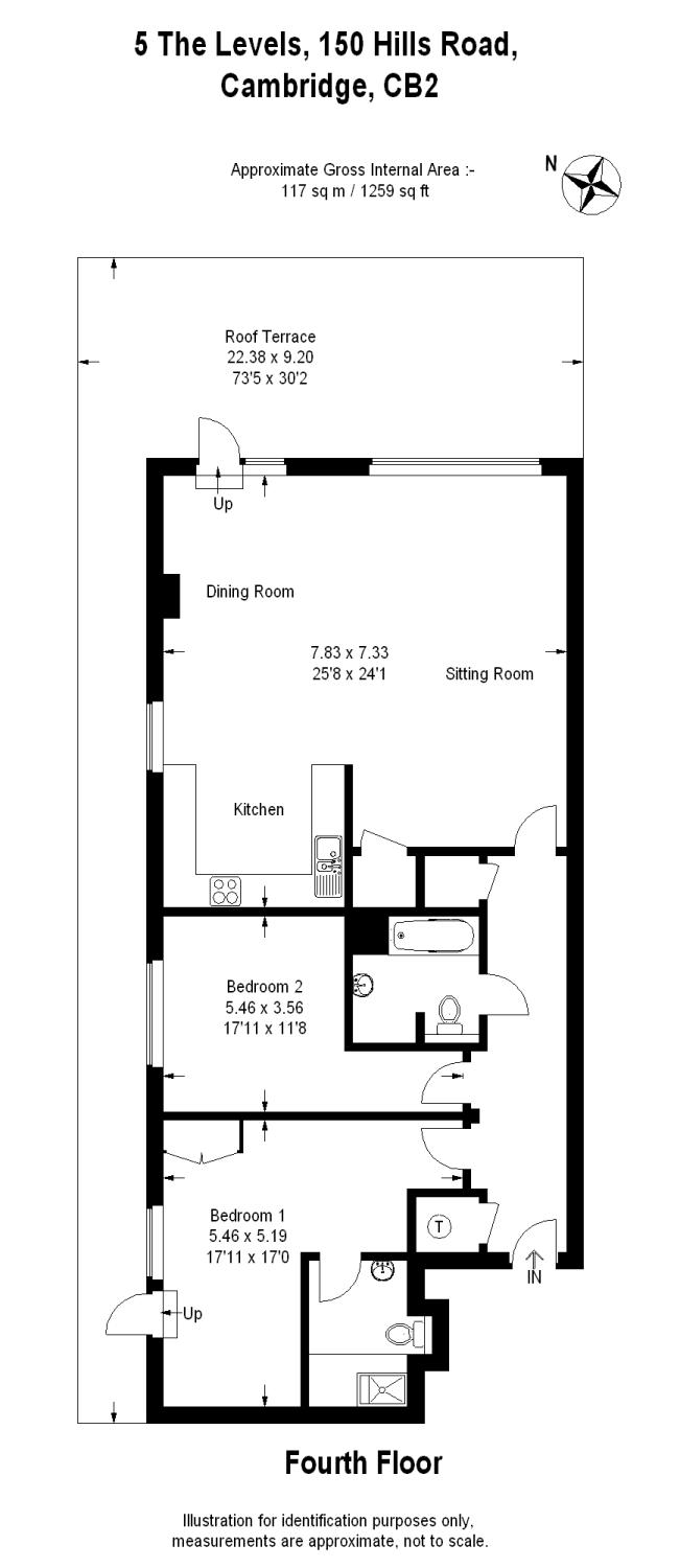2 Bedrooms Flat to rent in The Levels, 150 Hills Road, Cambridge CB2