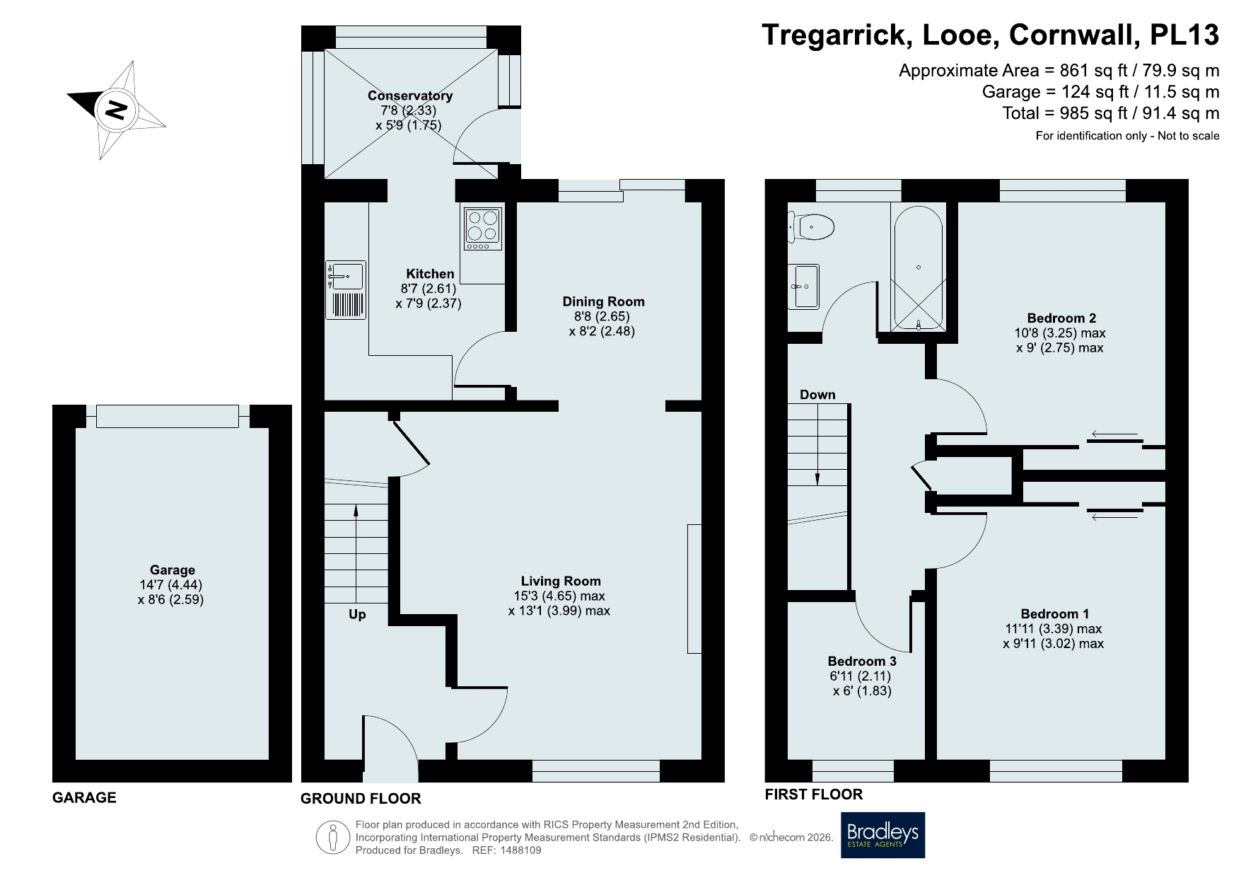 4, Tregarrick, Cornwall floorplan