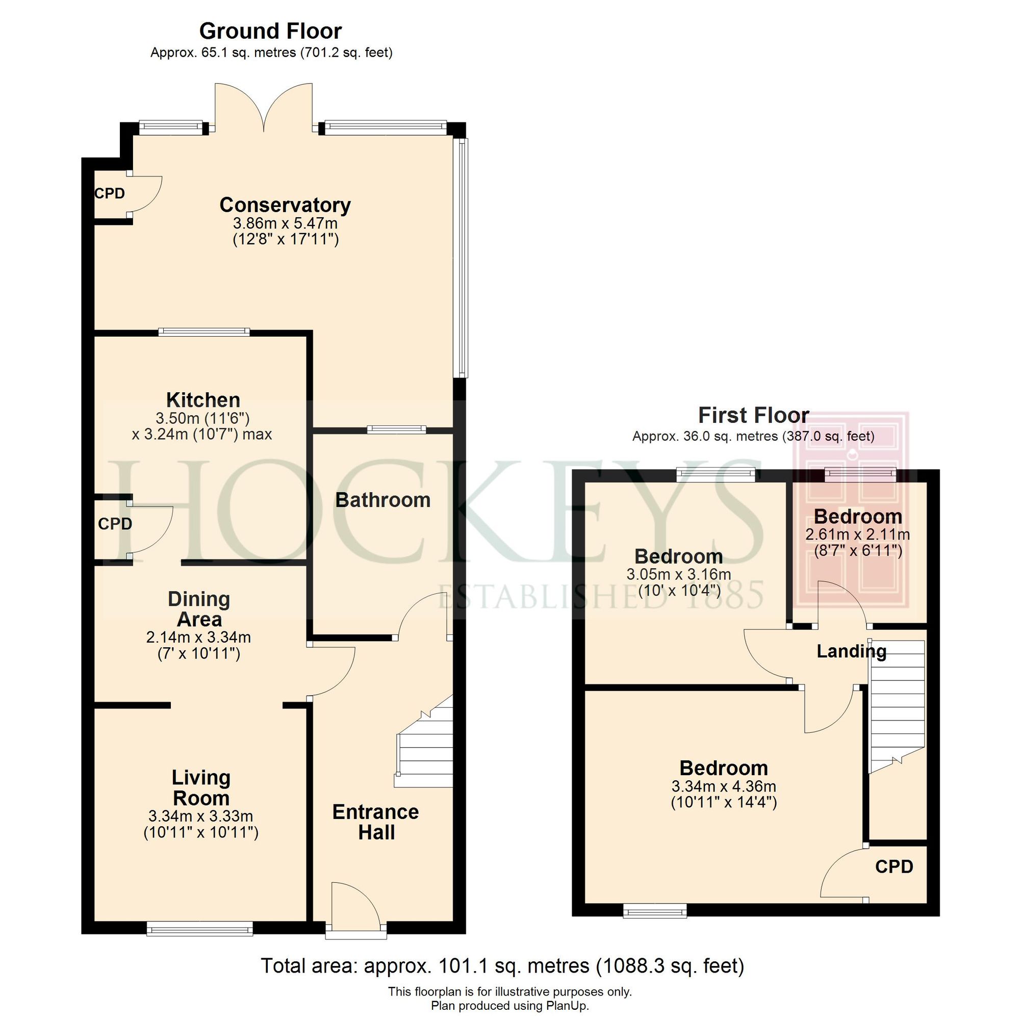 44 High Street, Cambridge floorplan