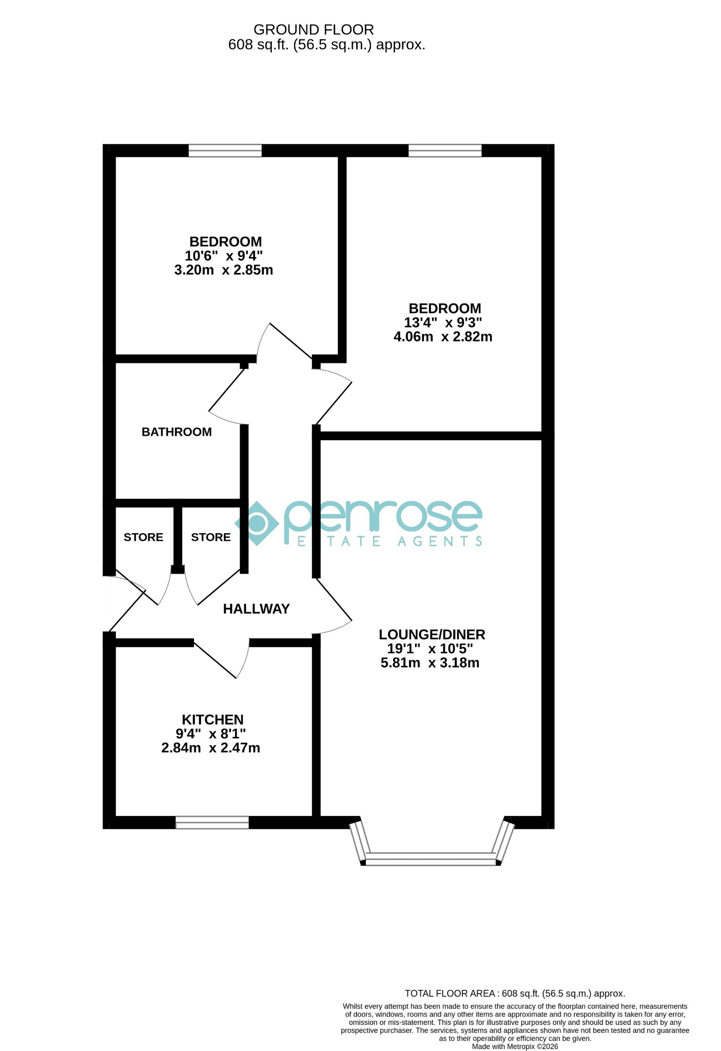 9, Gardeners Close, Bedford floorplan