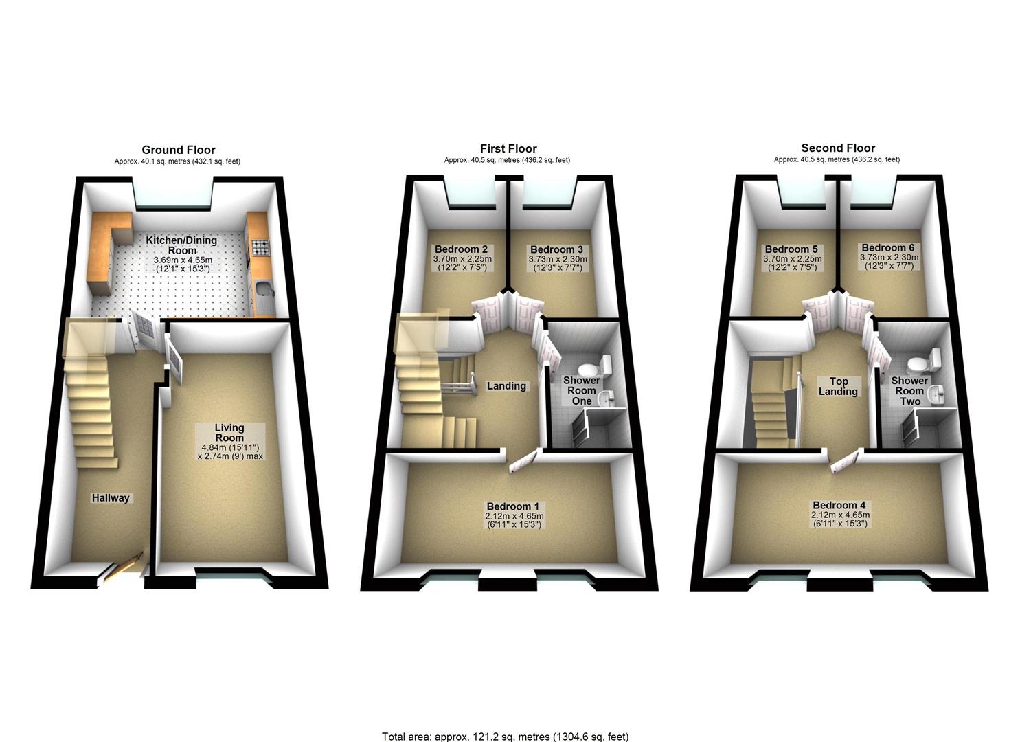 6 Bedrooms Town house for sale in Peveril Street, Nottingham NG7