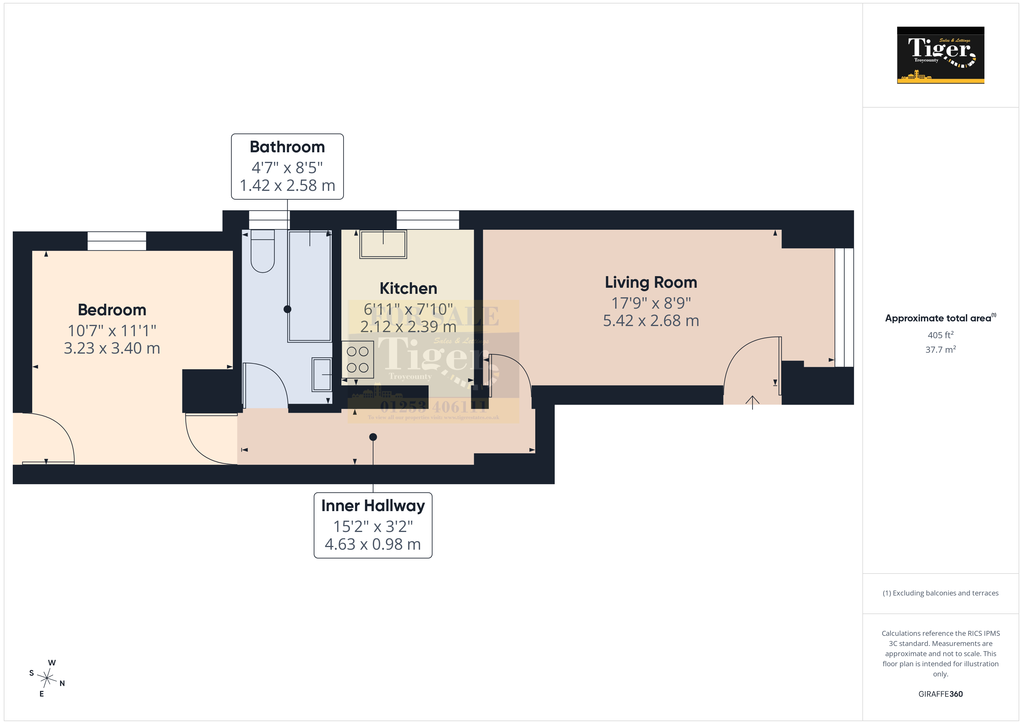 Flat 2, 1 - 3, Handsworth Road, Blackpool floorplan