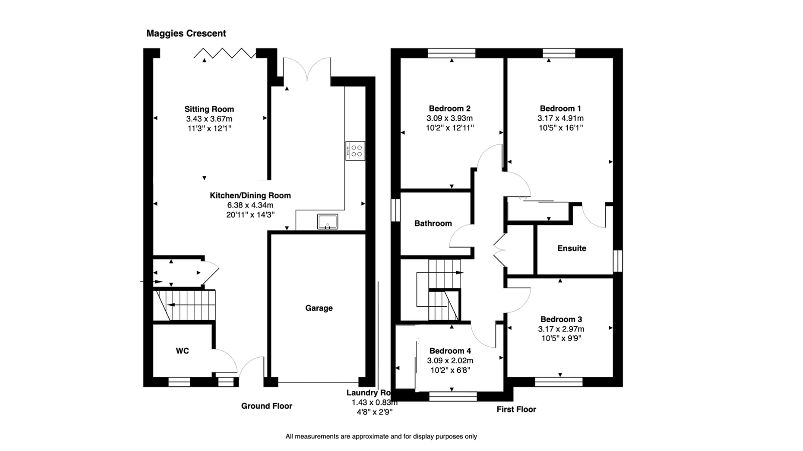 19, Maggies Crescent, Larbert floorplan
