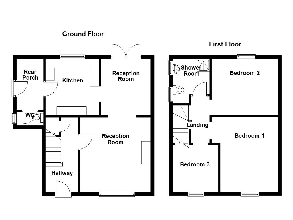4, Worston Close, Accrington floorplan