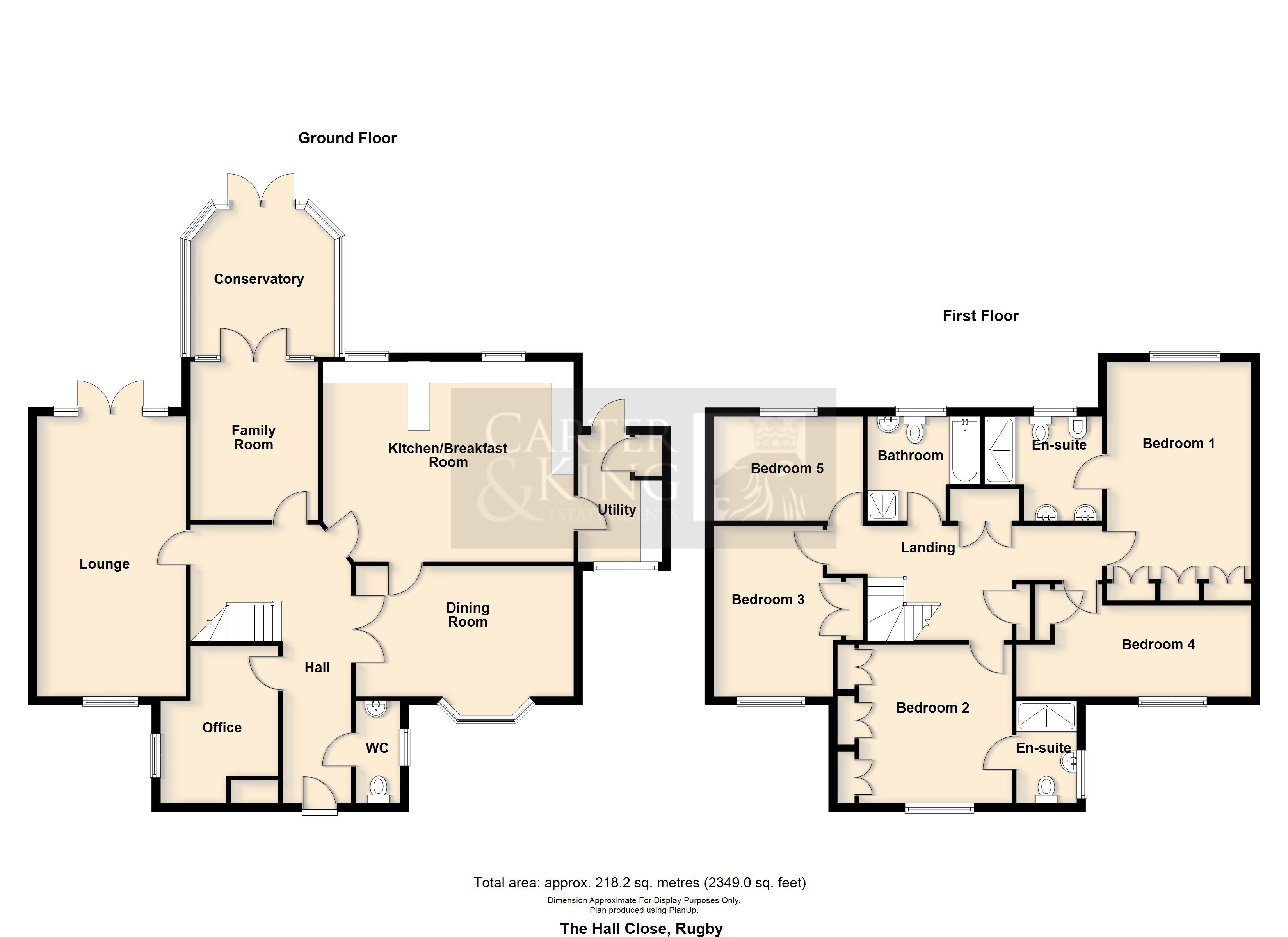 Orchard View, 16, The Hall Close, Rugby floorplan