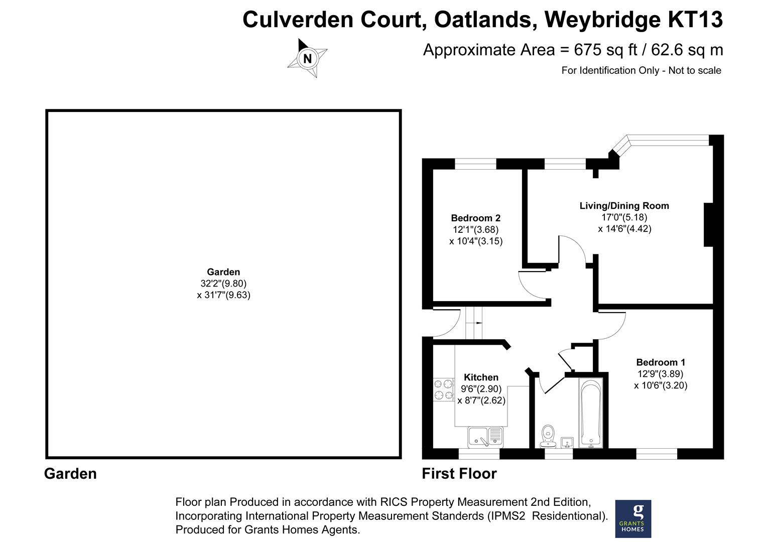 10, Culverden Court, Weybridge floorplan