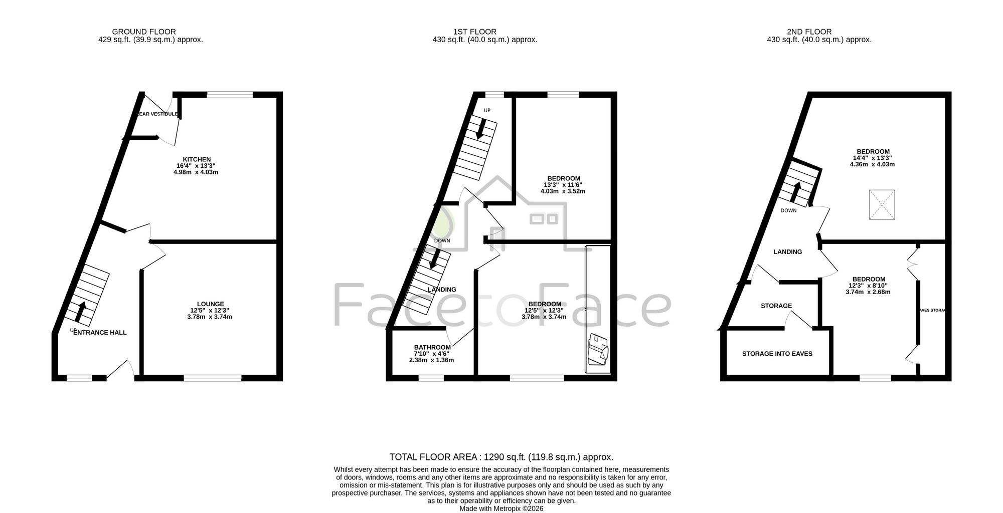 16 Kilnhurst Road, Todmorden floorplan