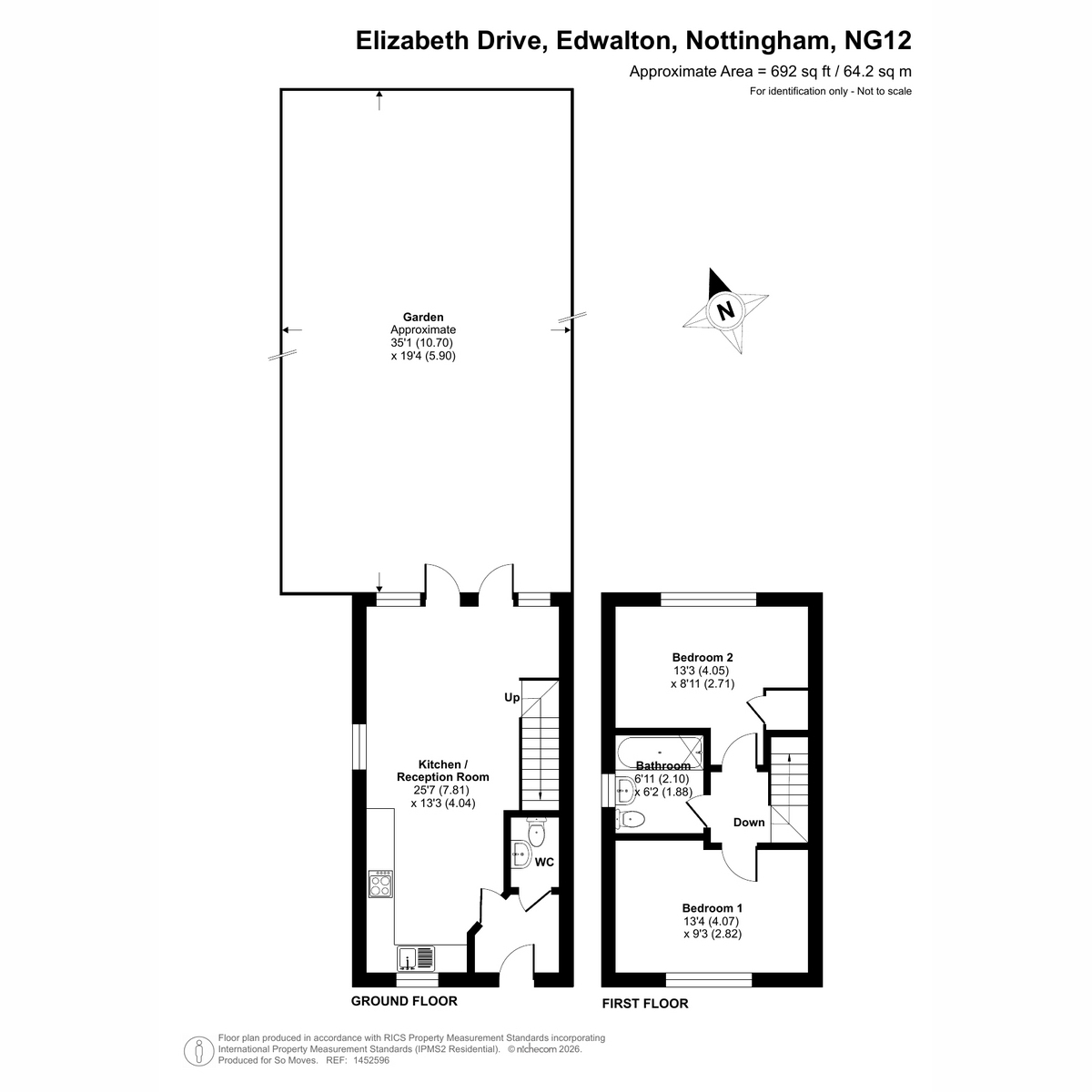 11, Elizabeth Drive, Nottingham floorplan