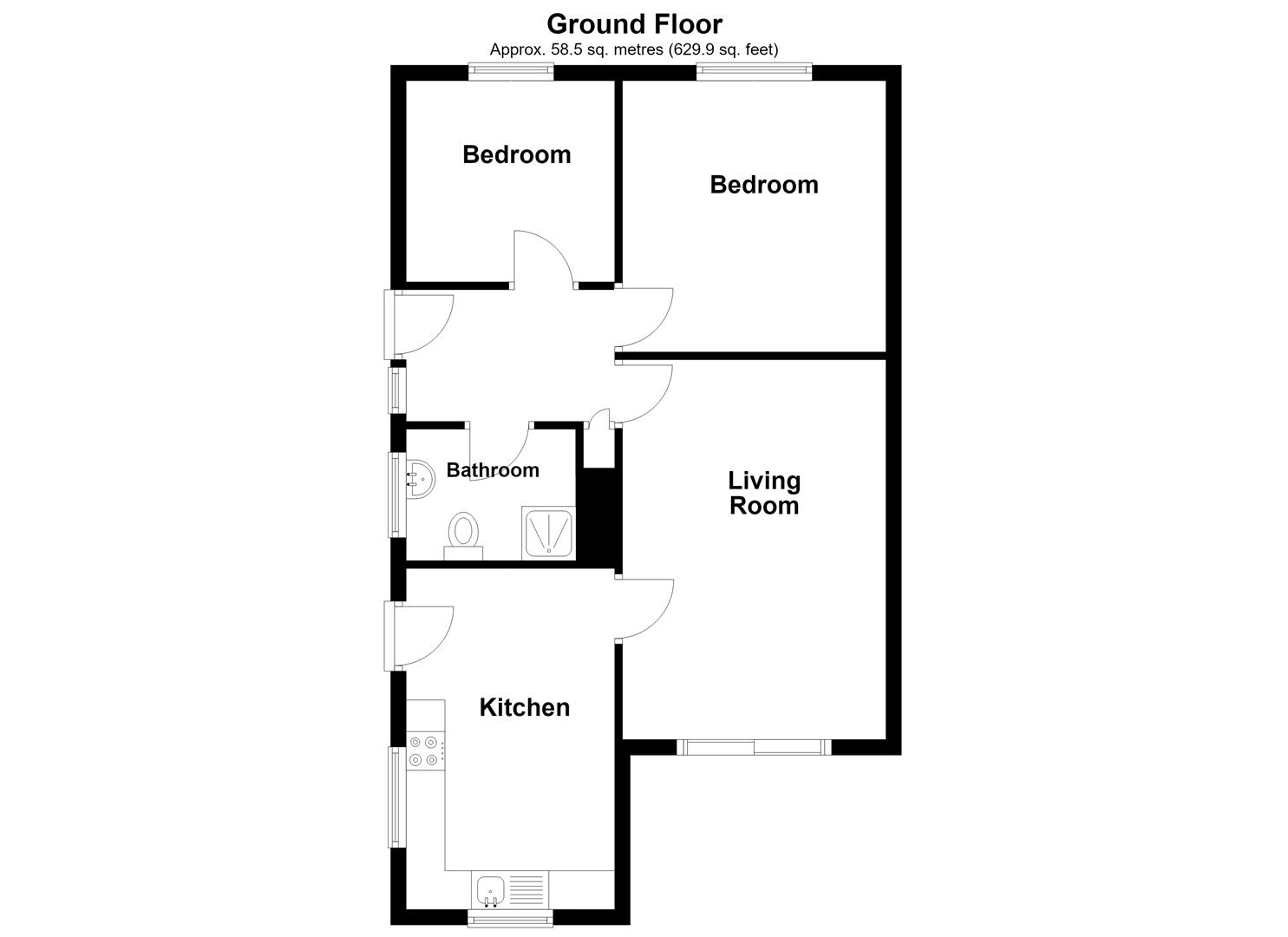 14, Bridgeman Road, Oswestry floorplan