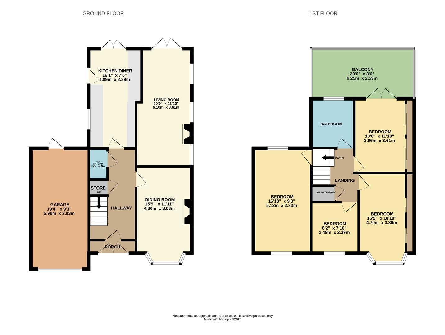 78, Hollin Lane, Styal floorplan