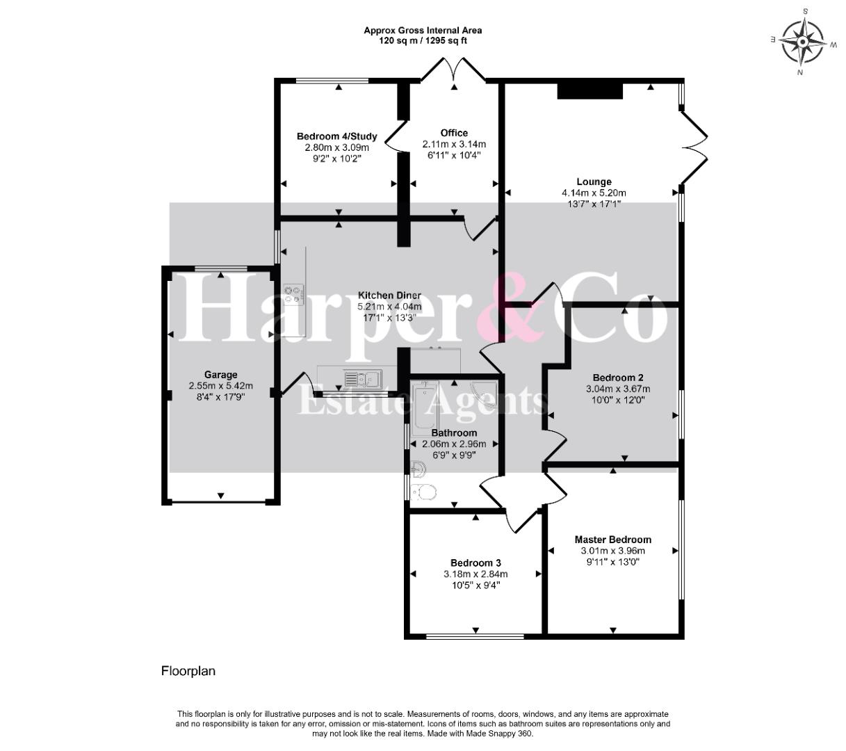 17, Leyburn Grove, Stockton-On-Tees floorplan