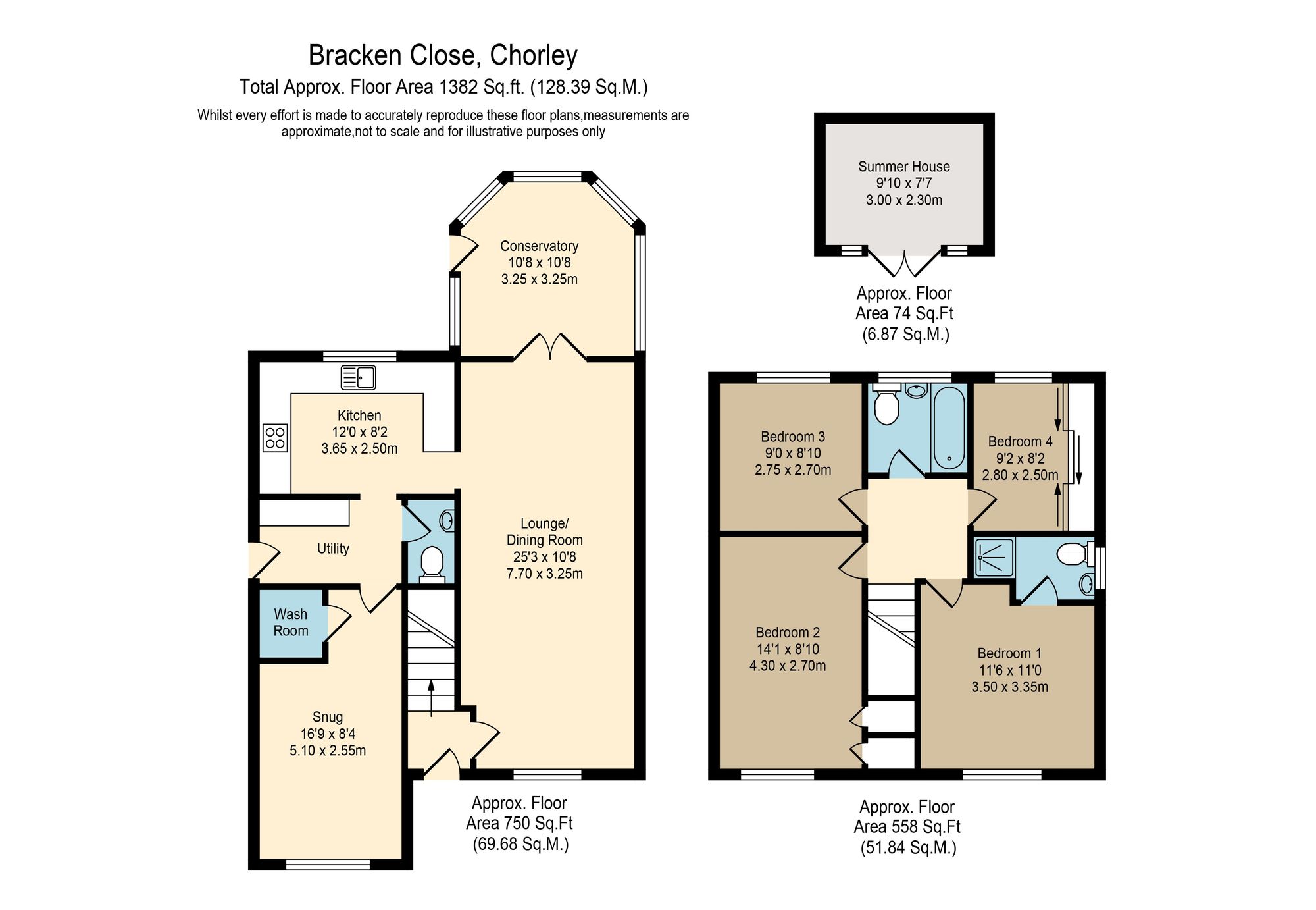 26 Bracken Close, Chorley floorplan