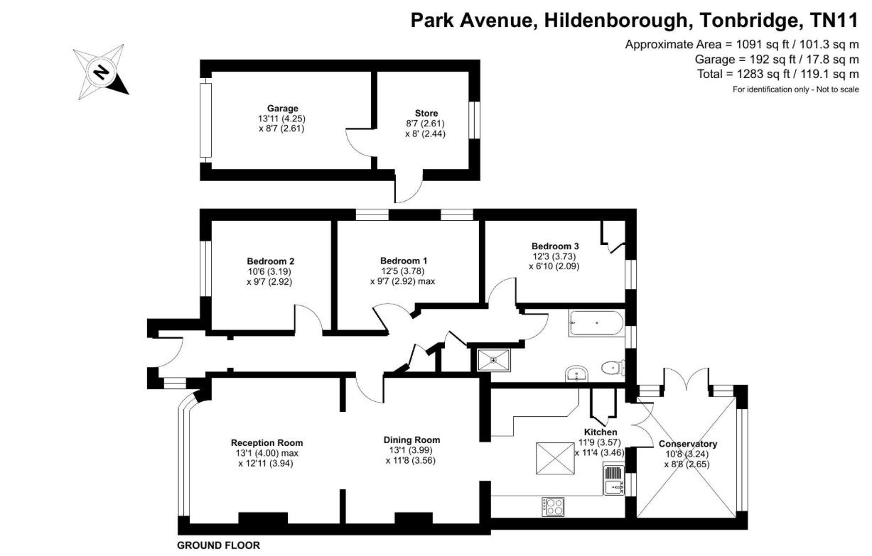 13, Park Avenue, Tonbridge floorplan