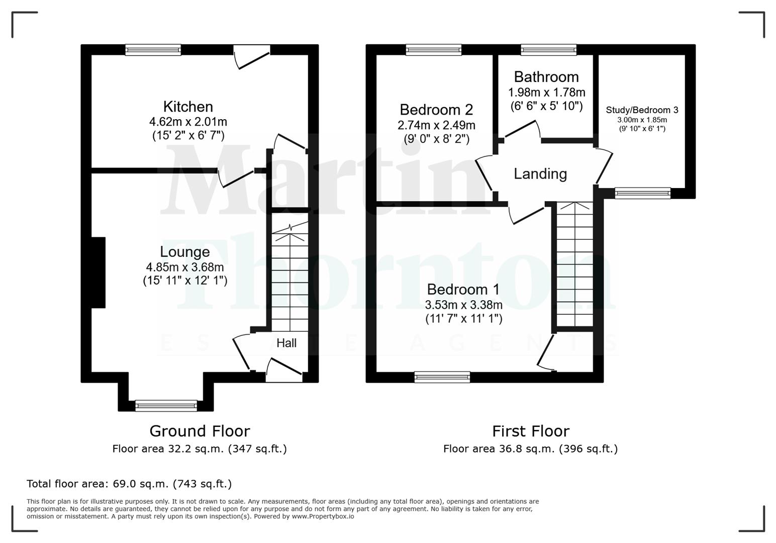 3, Stanley Road, Huddersfield floorplan