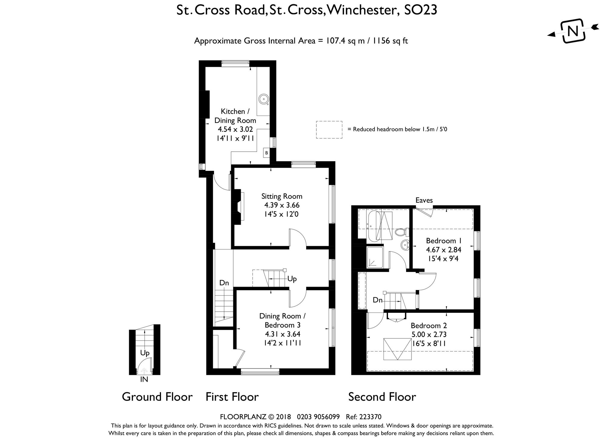 29a St. Cross Road, Winchester floorplan