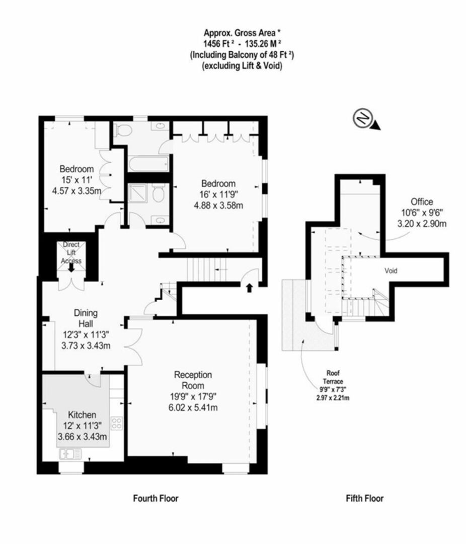 Bina Gardens, London floorplan