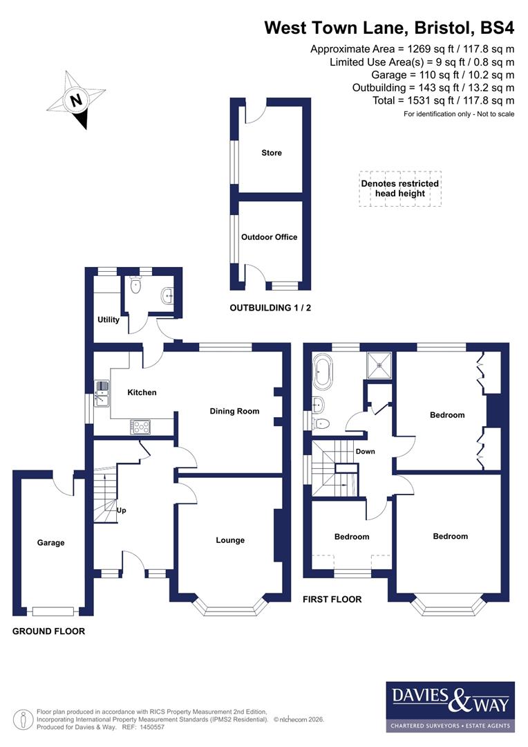 68, West Town Lane, Bristol floorplan