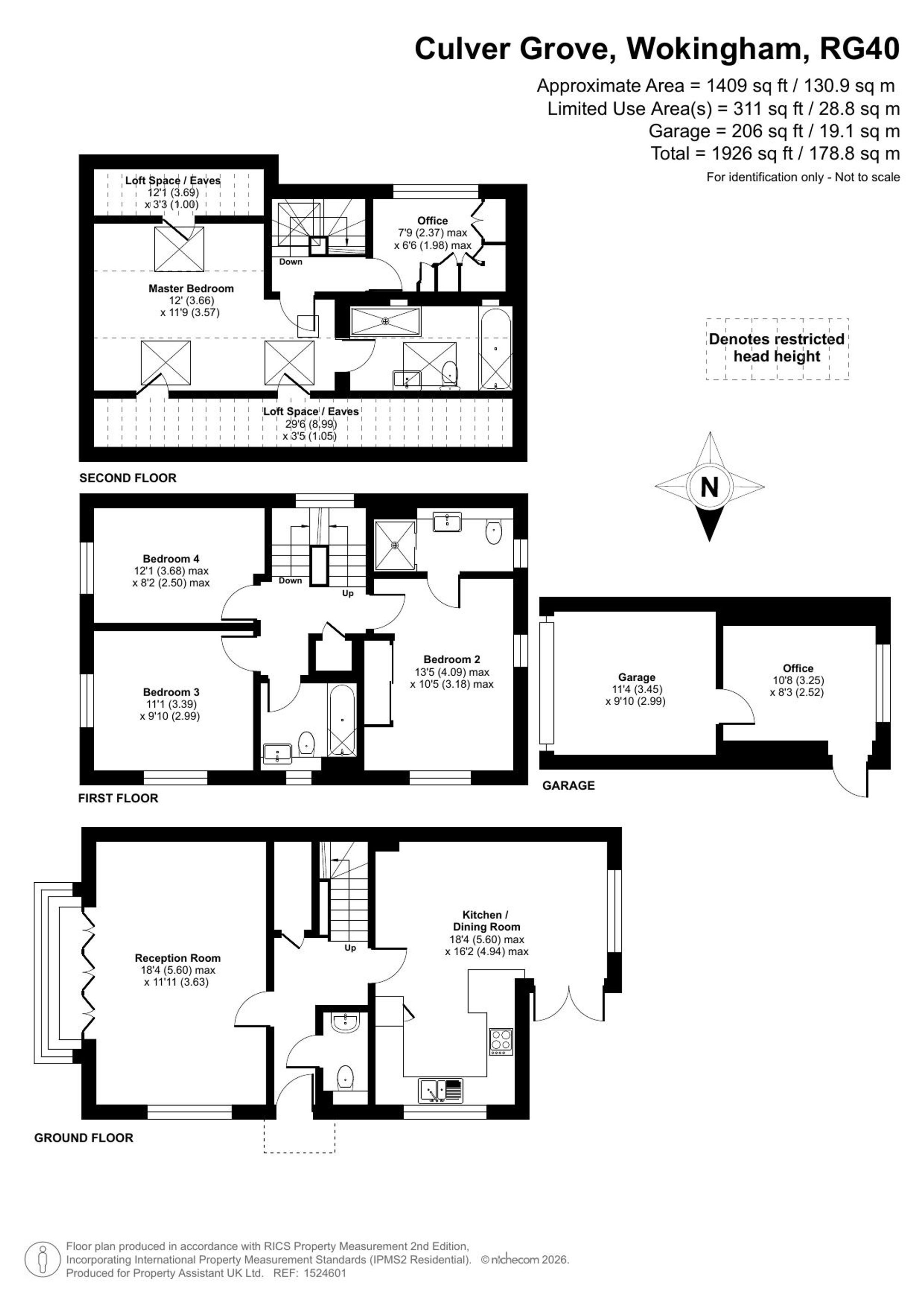 19 Culver Grove, Wokingham floorplan