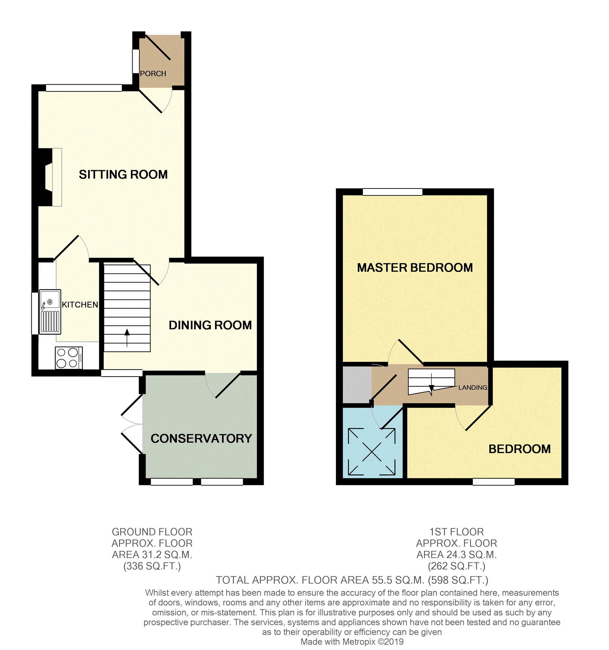 2 bed end terrace house for sale in The Street, Marham, King's Lynn