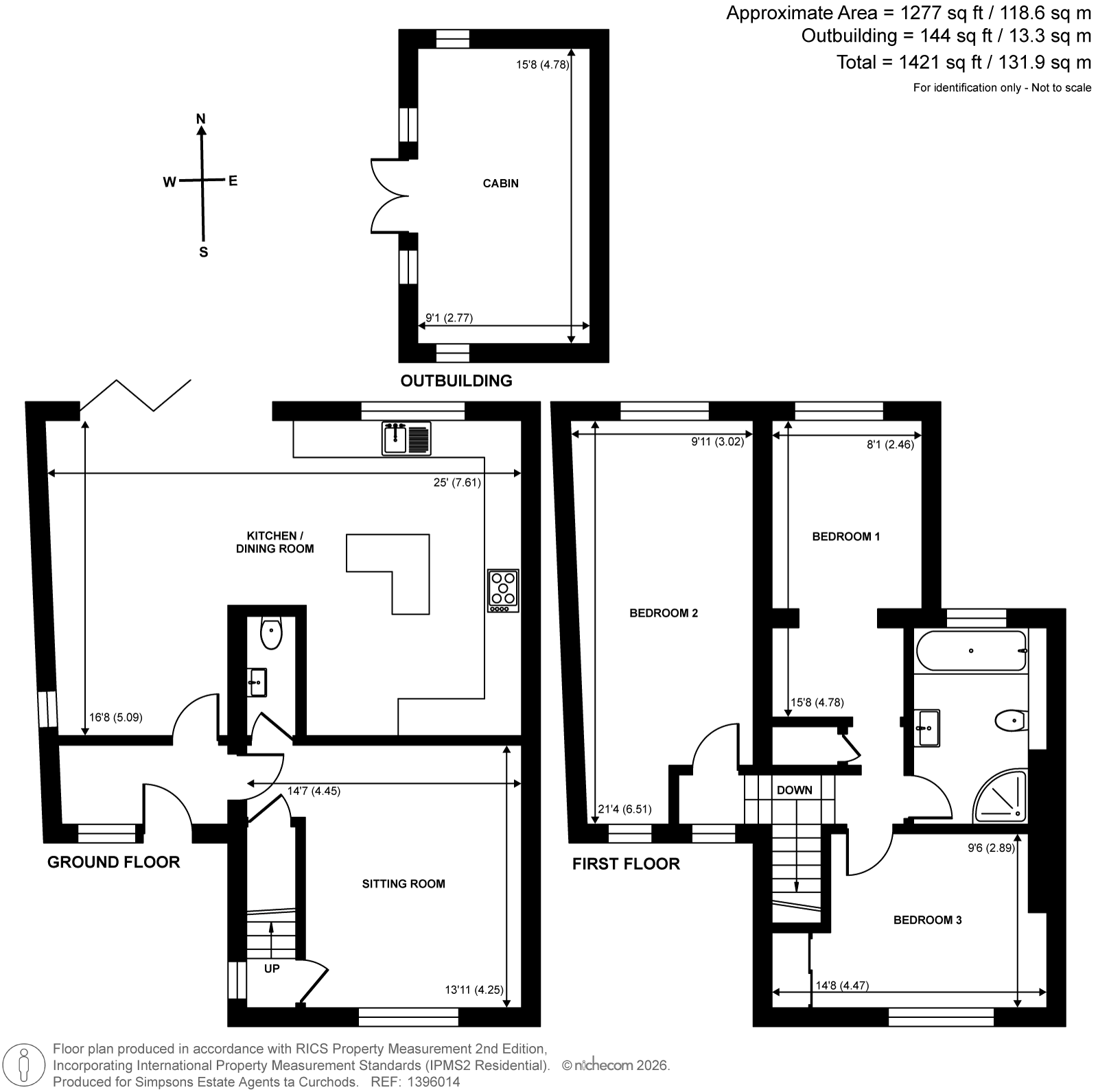 1, Douglas Road, Esher floorplan