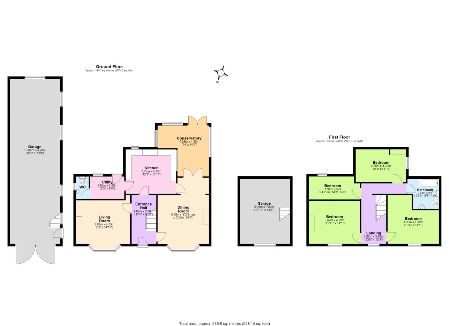 3, Lullington Road, Swadlincote floorplan