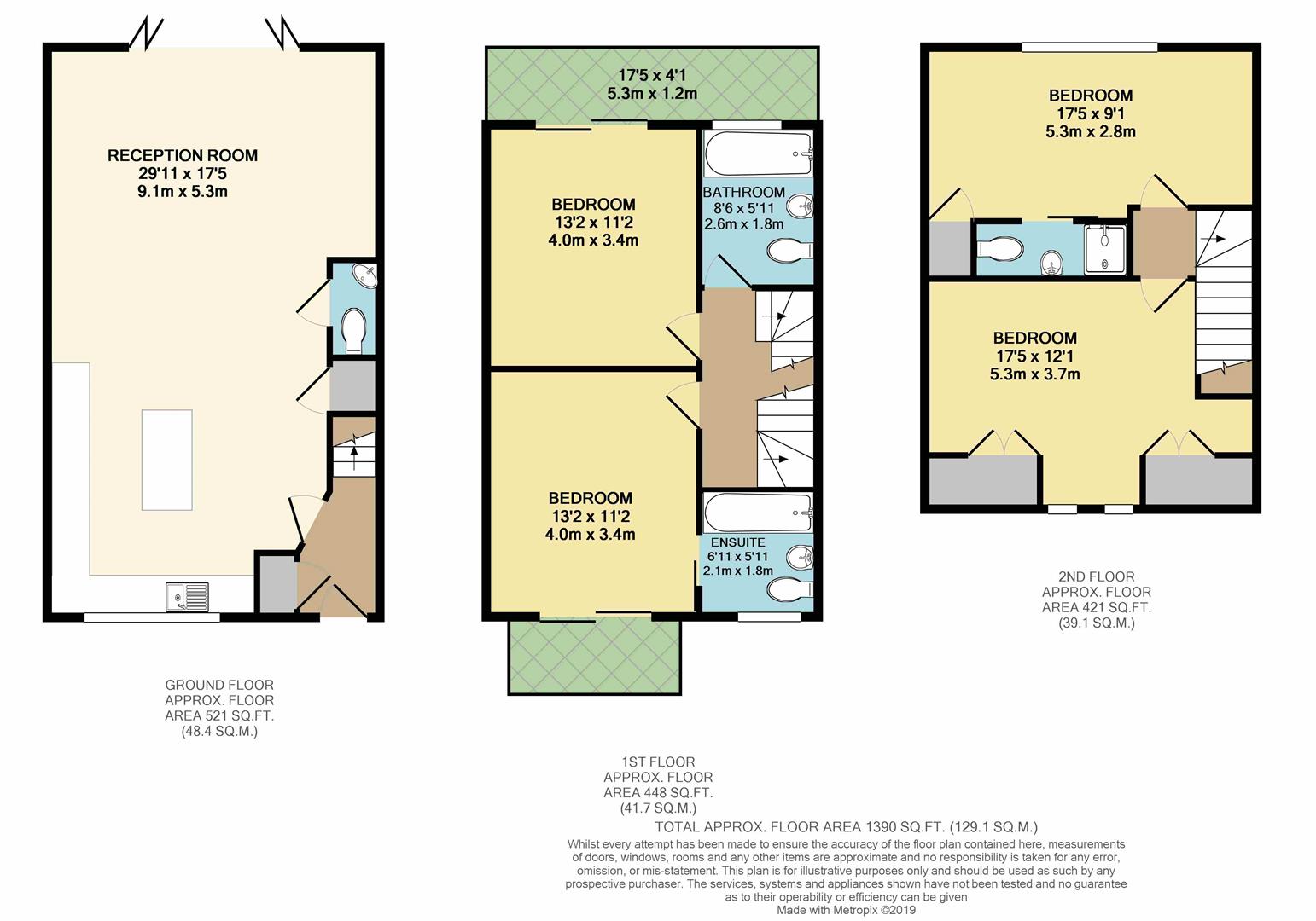 4a, Lincoln Road, Enfield floorplan