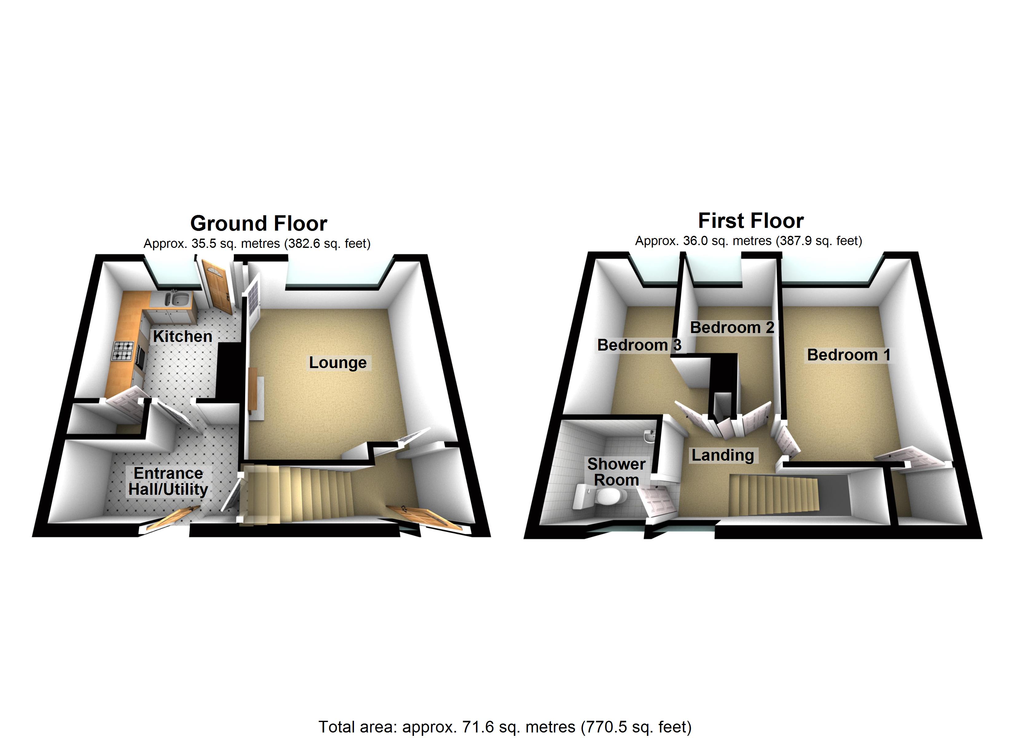 3 Bedrooms Terraced house for sale in Cawthorne Close, Sheffield S8