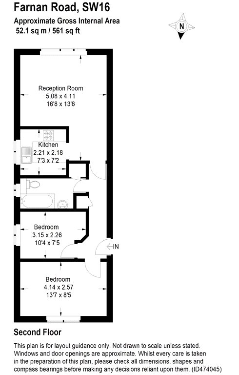 2 Bedrooms Flat for sale in Farnan Road, Streatham, London SW16