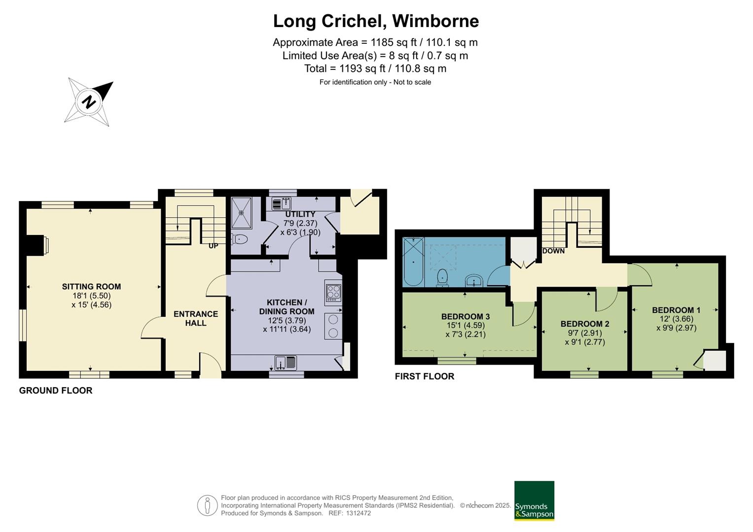 1 Hollygrove Cottage, Wimborne floorplan