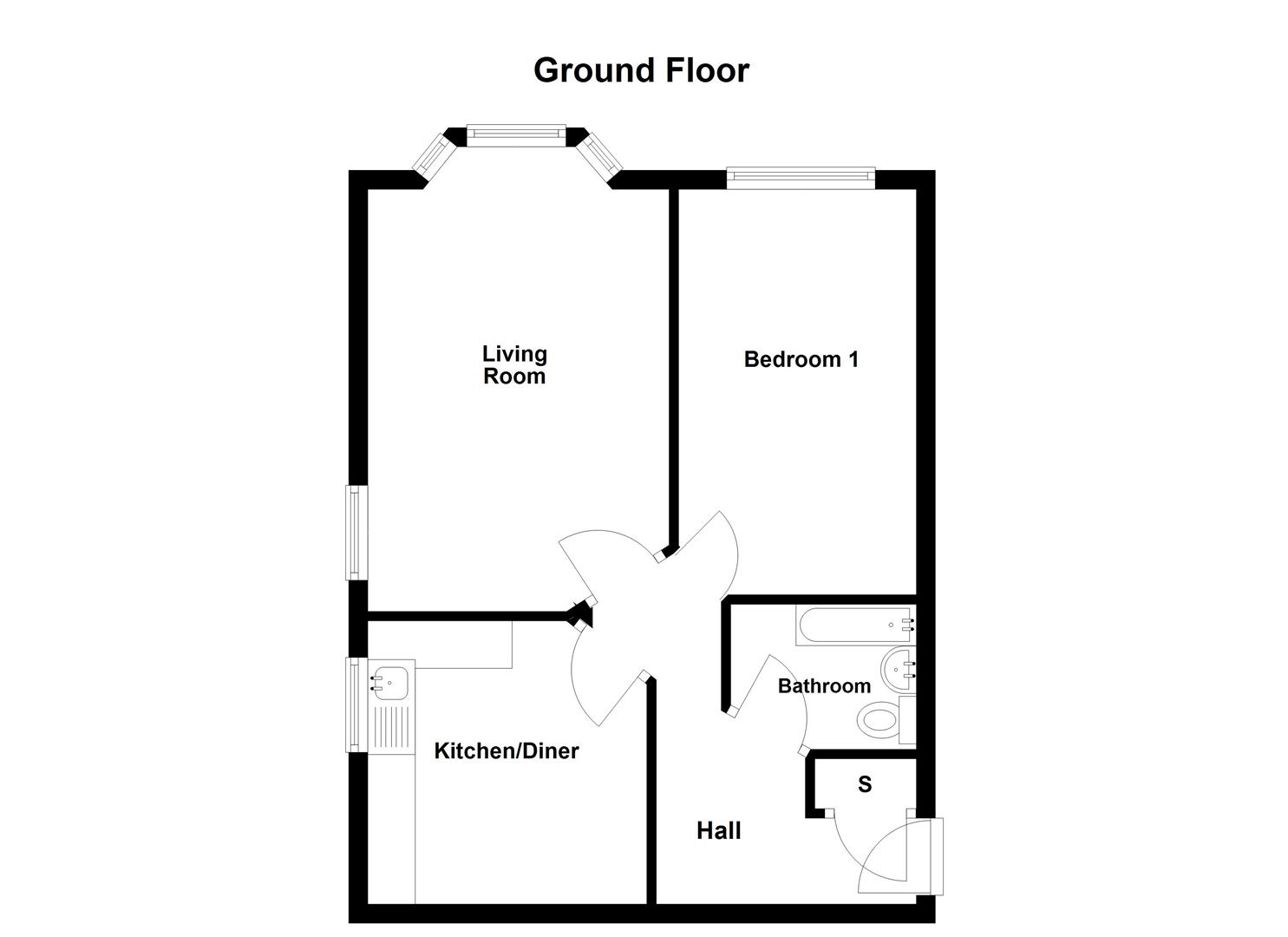 57, Fairfax Close, Biddulph floorplan