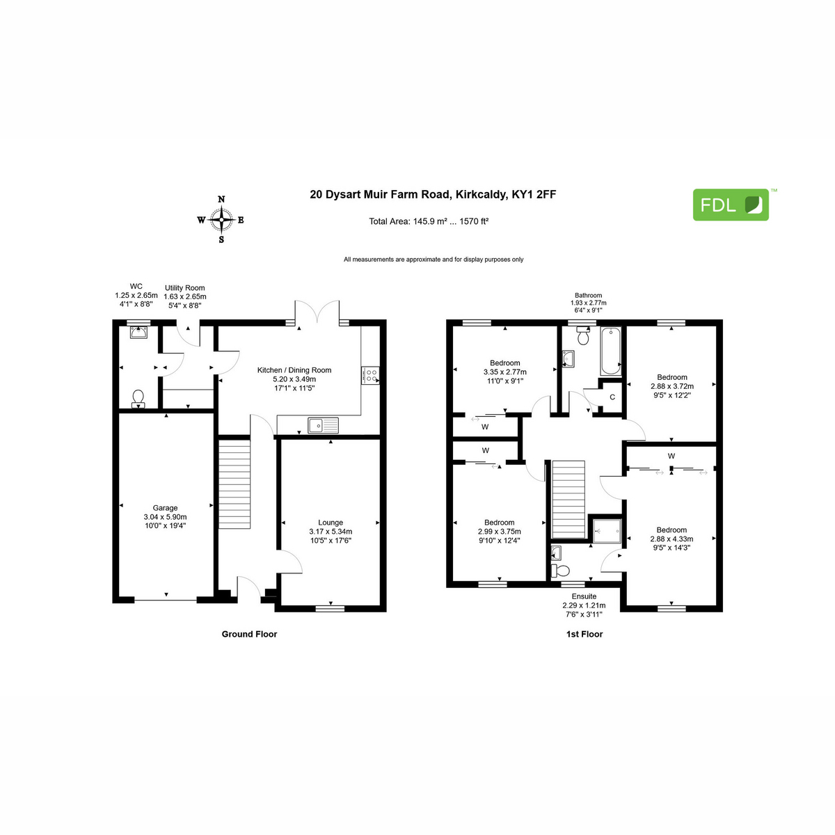 20, Dysart Muir Farm Road, Kirkcaldy floorplan