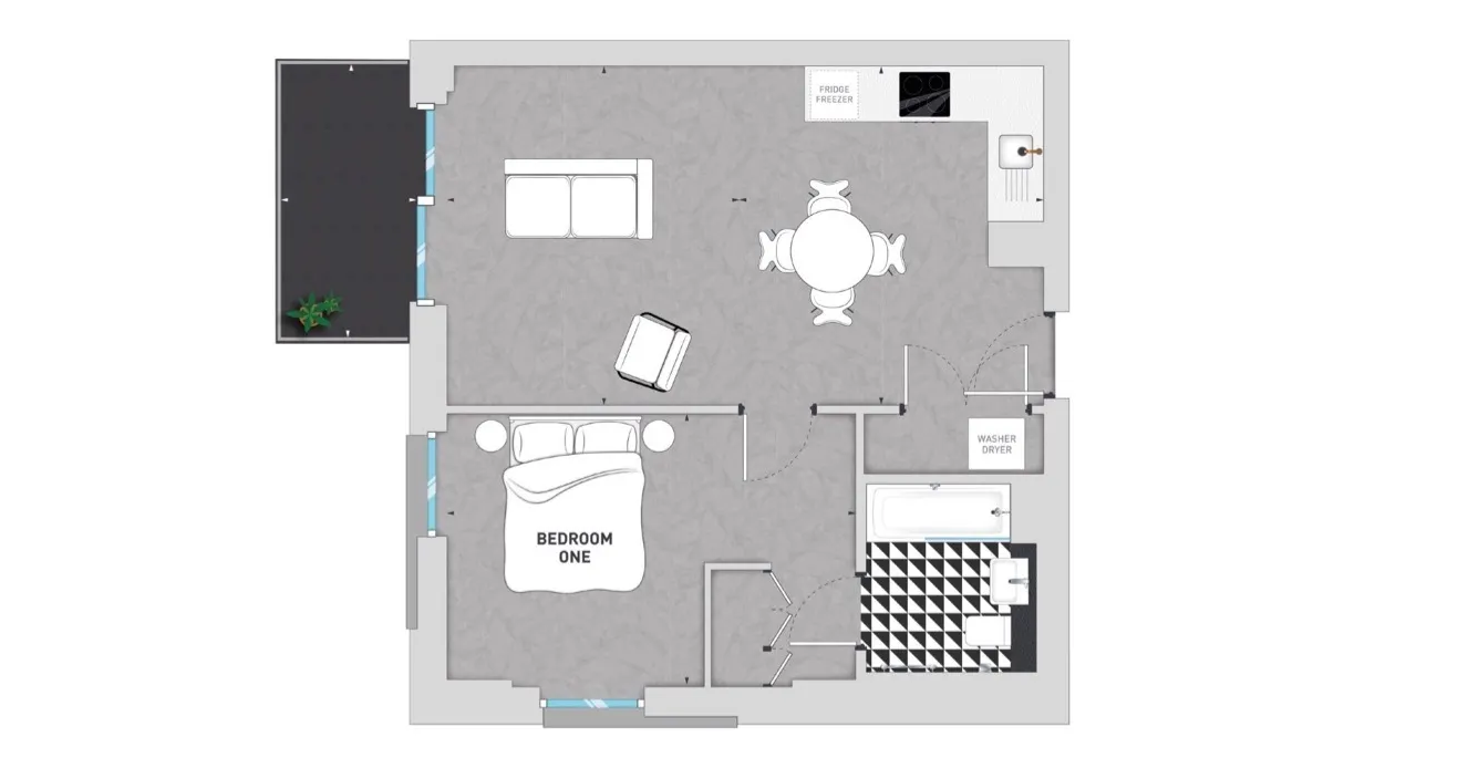 Beton, 14 Wembley Park Blvd, Wembley Park,, London floorplan